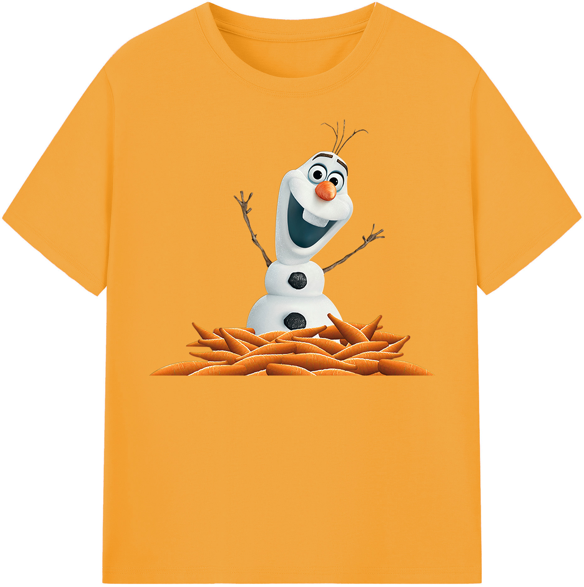 （画像用） アナと雪の女王 アンナ エルサ Frozen Anna Elsa レディースカジュアルプリントTシャツ（綿100％）