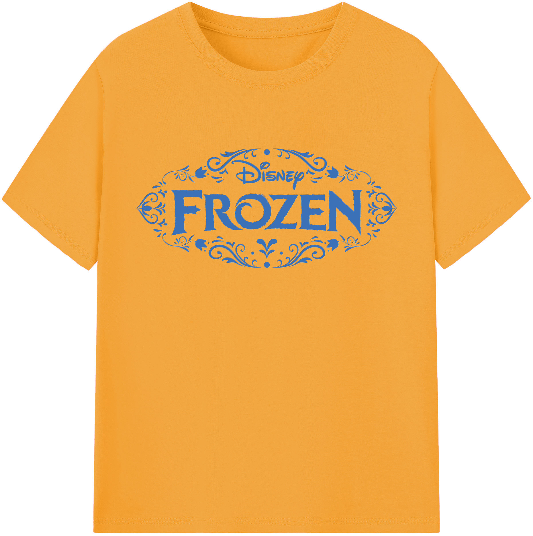（画像用） アナと雪の女王 アンナ エルサ Frozen Anna Elsa レディースカジュアルプリントTシャツ（綿100％）