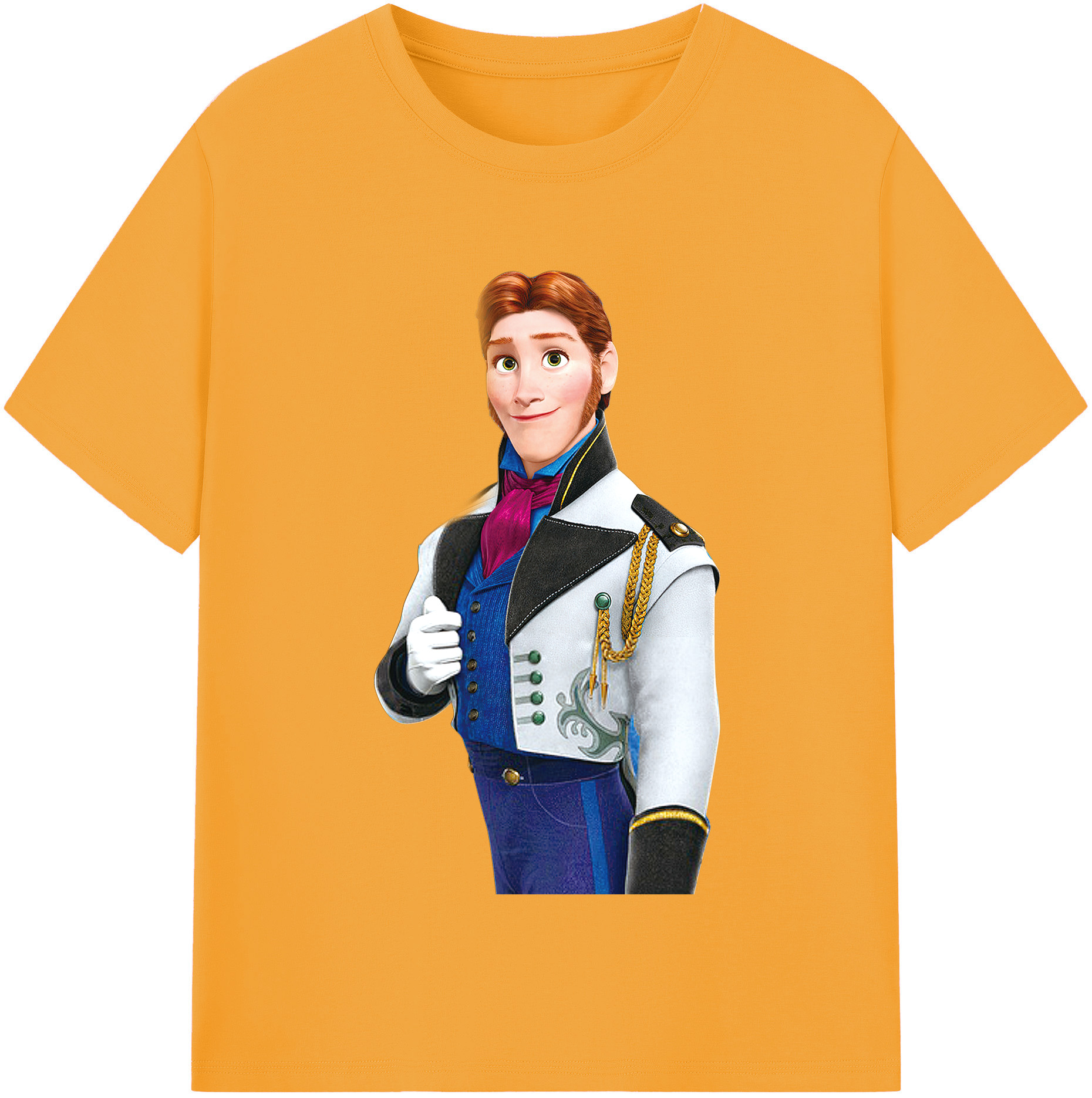 （画像用） アナと雪の女王 アンナ エルサ Frozen Anna Elsa レディースカジュアルプリントTシャツ（綿100％）