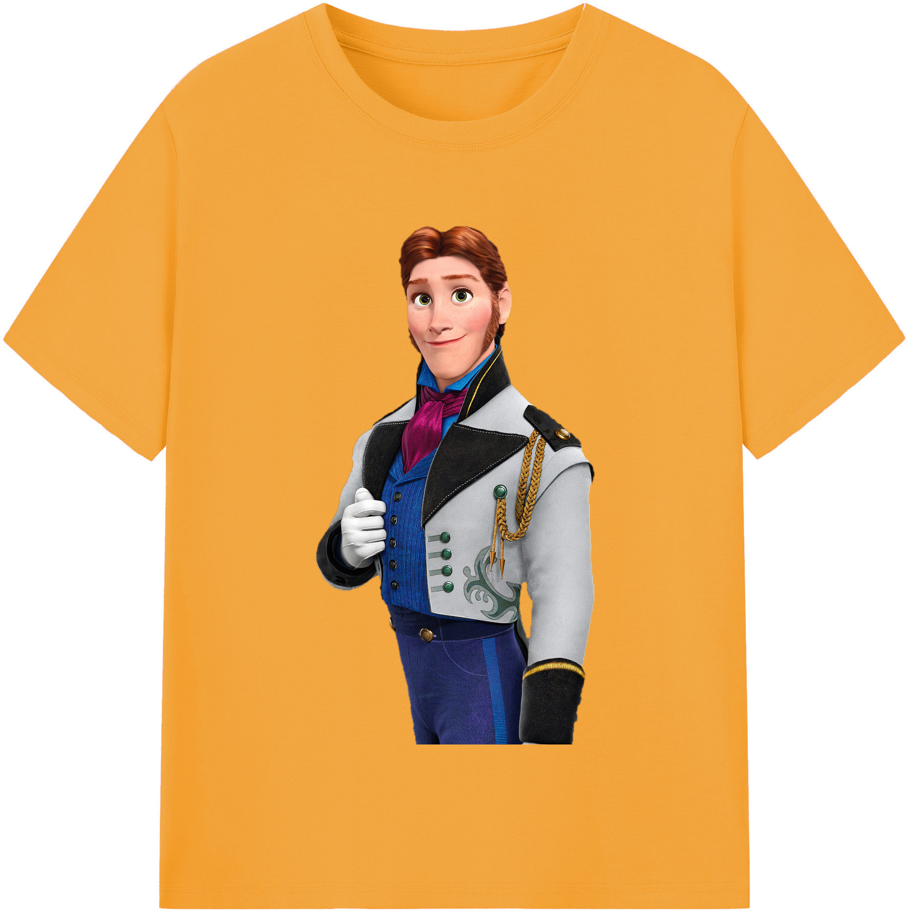 （画像用） アナと雪の女王 アンナ エルサ Frozen Anna Elsa レディースカジュアルプリントTシャツ（綿100％）