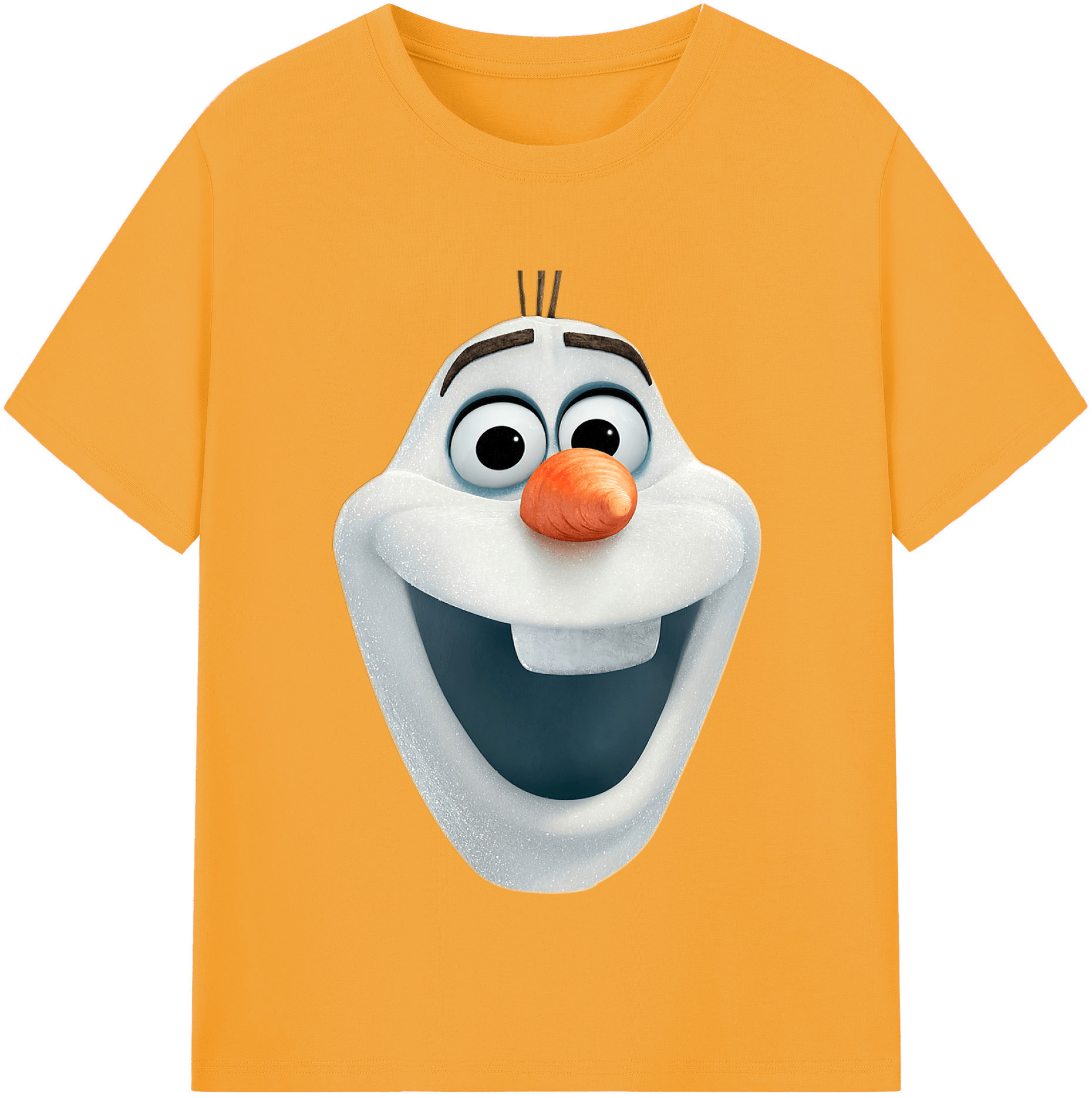 （画像用） アナと雪の女王 アンナ エルサ Frozen Anna Elsa レディースカジュアルプリントTシャツ（綿100％）