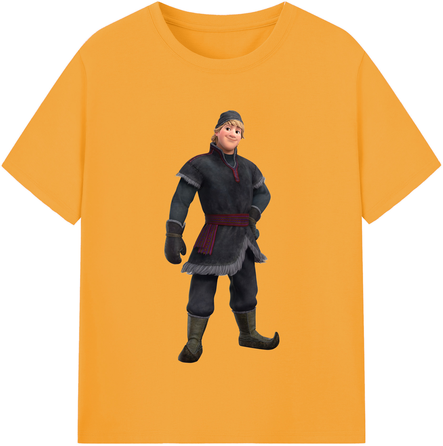 （画像用） アナと雪の女王 アンナ エルサ Frozen Anna Elsa レディースカジュアルプリントTシャツ（綿100％）