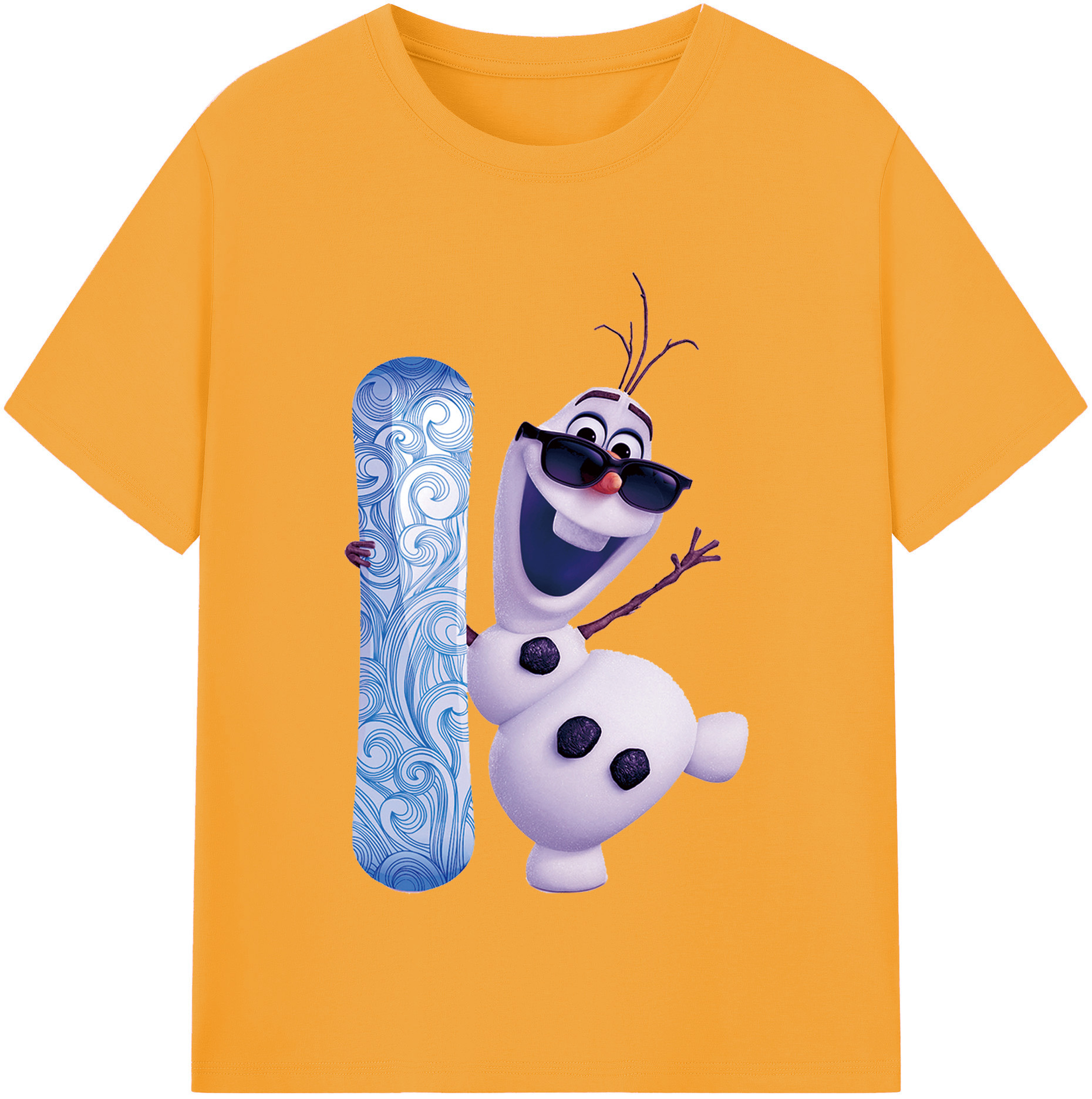 （画像用） アナと雪の女王 アンナ エルサ Frozen Anna Elsa レディースカジュアルプリントTシャツ（綿100％）