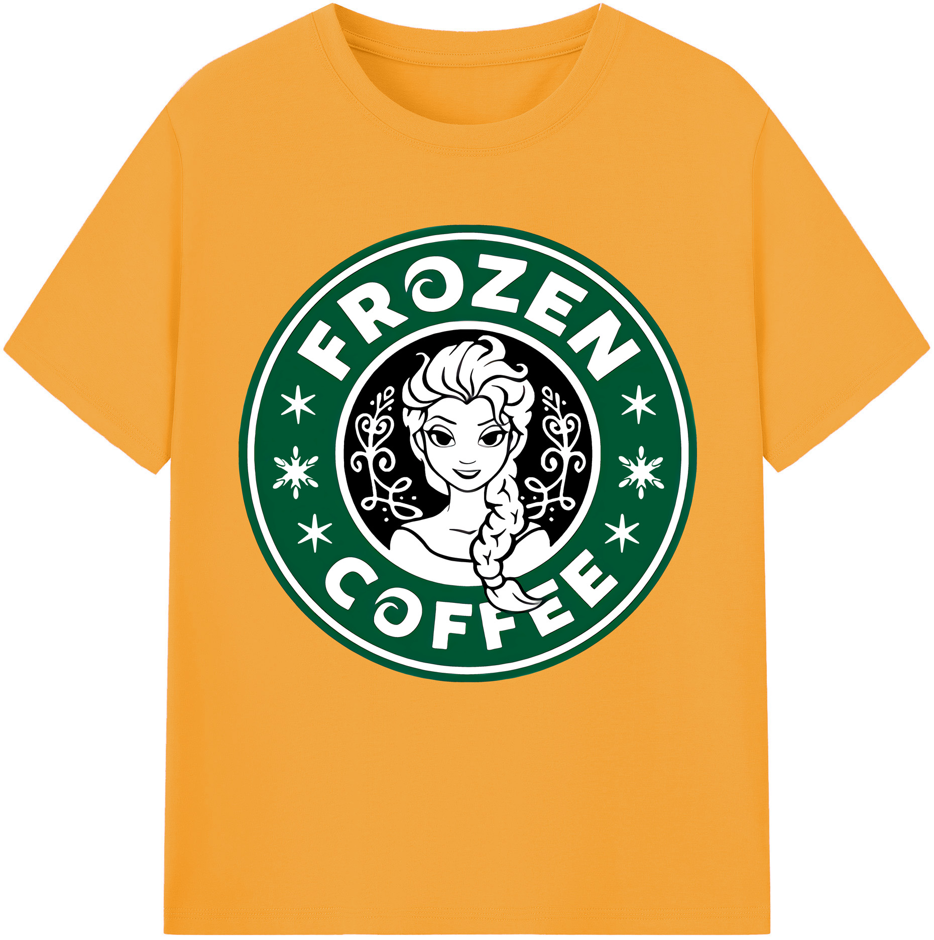 （画像用） アナと雪の女王 アンナ エルサ Frozen Anna Elsa レディースカジュアルプリントTシャツ（綿100％）