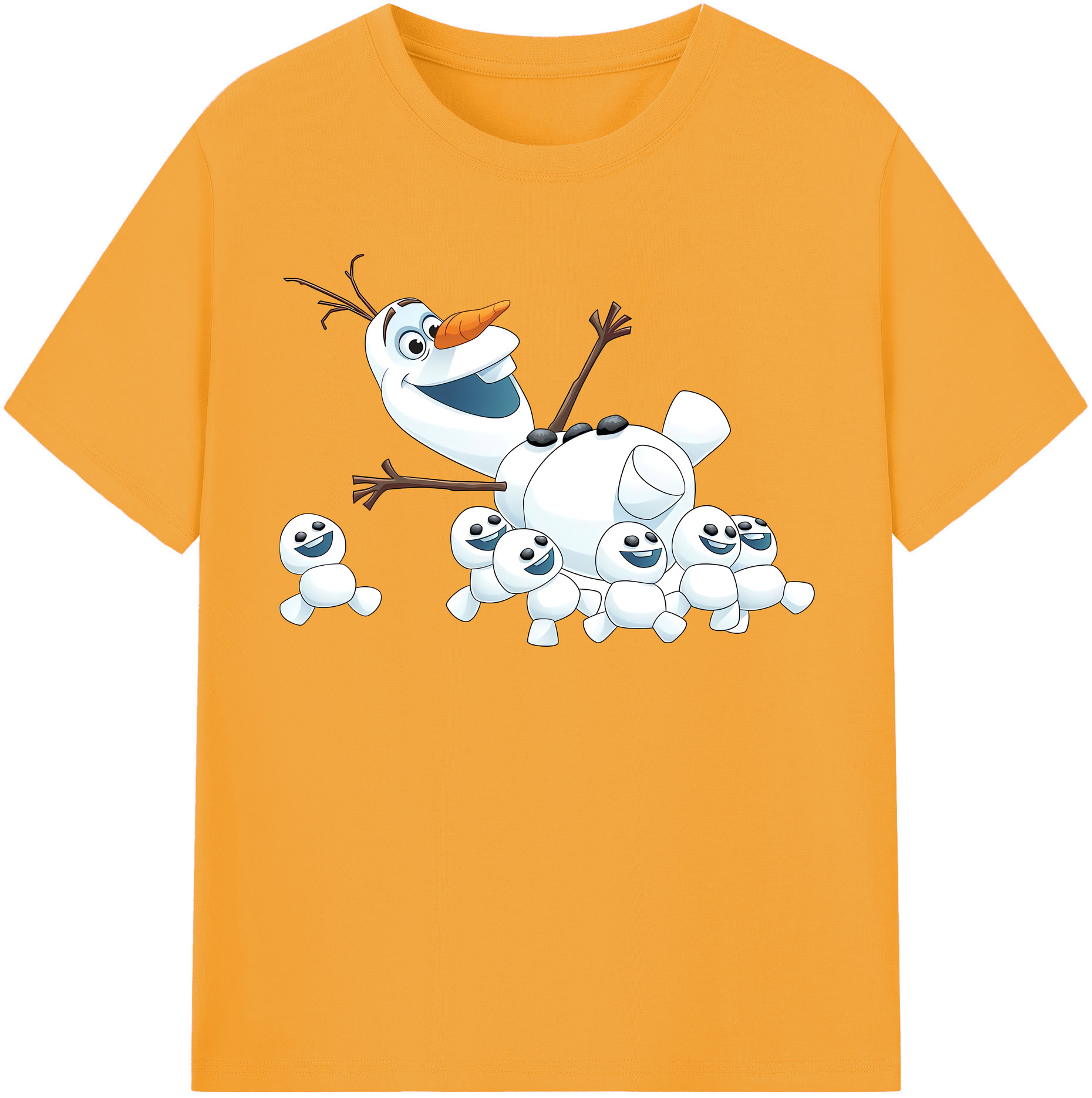 （画像用） アナと雪の女王 アンナ エルサ Frozen Anna Elsa レディースカジュアルプリントTシャツ（綿100％）