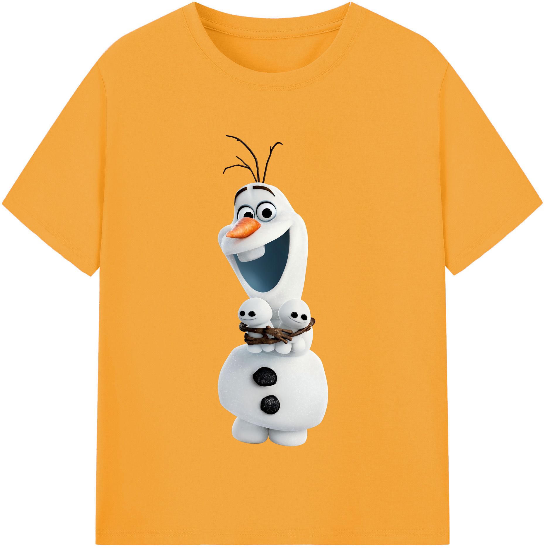（画像用） アナと雪の女王 アンナ エルサ Frozen Anna Elsa レディースカジュアルプリントTシャツ（綿100％）