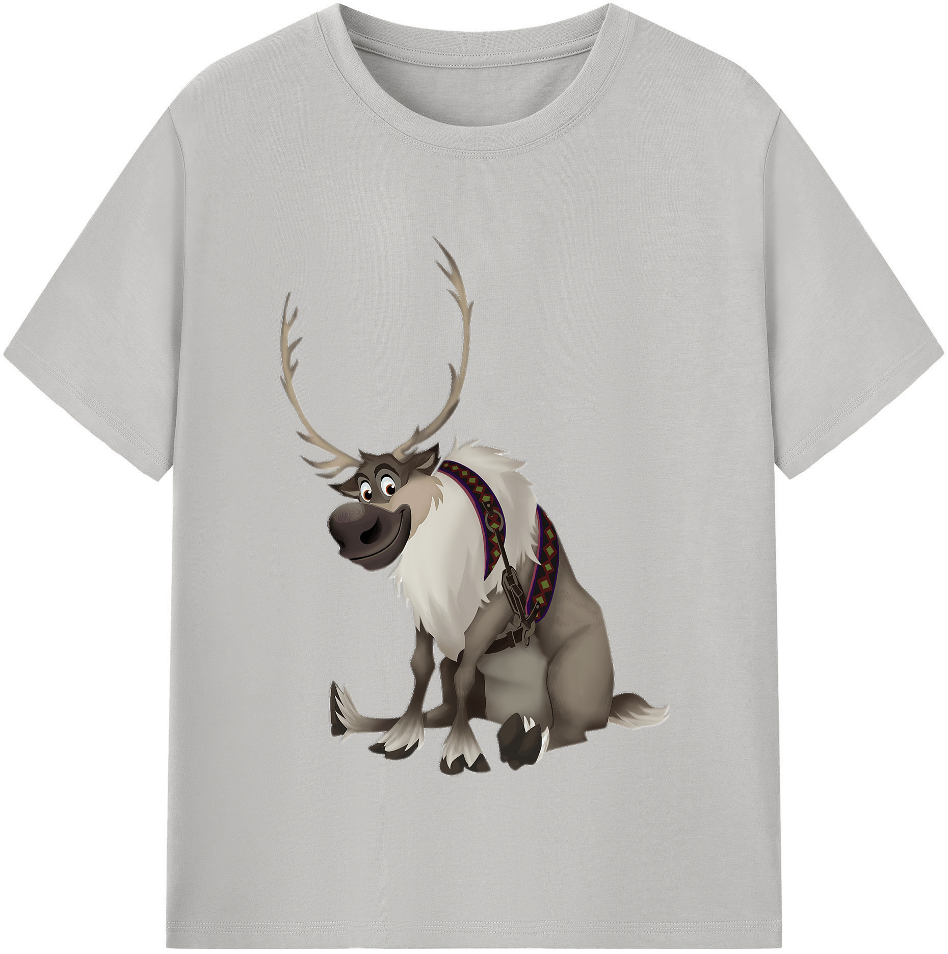 （画像用） アナと雪の女王 アンナ エルサ Frozen Anna Elsa レディースカジュアルプリントTシャツ（綿100％）