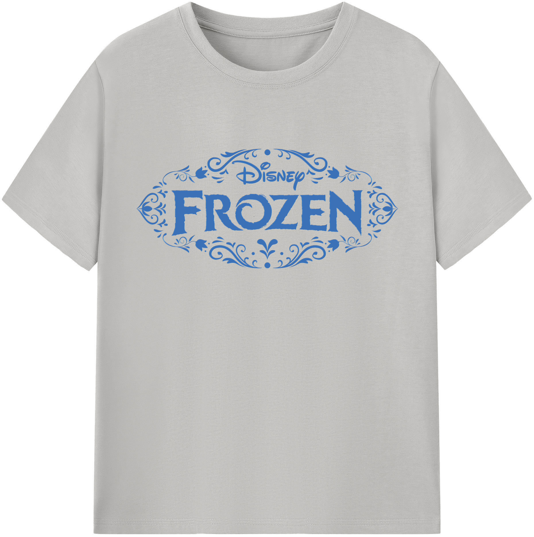 （画像用） アナと雪の女王 アンナ エルサ Frozen Anna Elsa レディースカジュアルプリントTシャツ（綿100％）