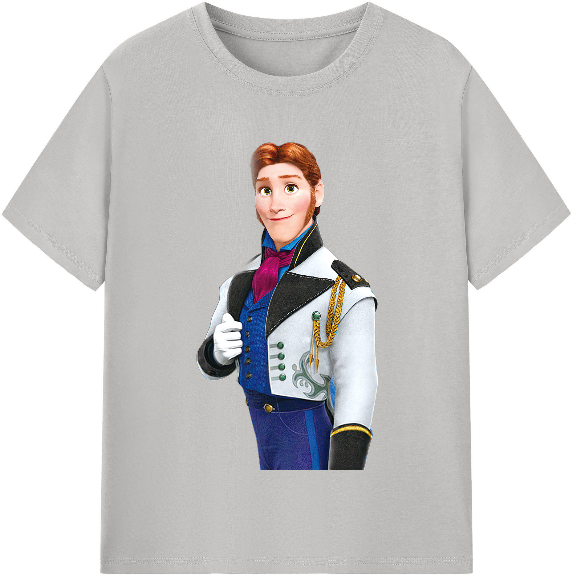（画像用） アナと雪の女王 アンナ エルサ Frozen Anna Elsa レディースカジュアルプリントTシャツ（綿100％）