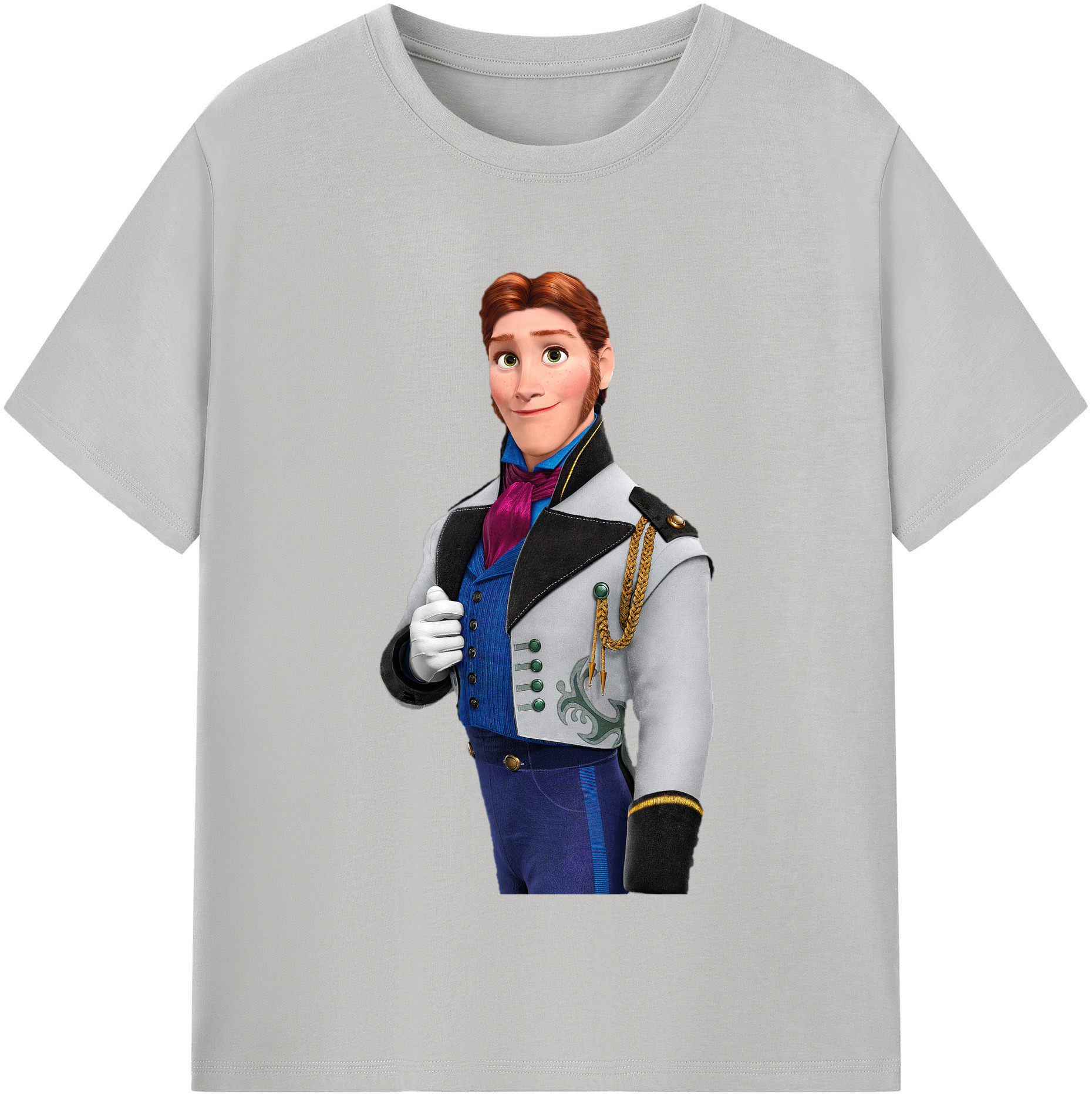 （画像用） アナと雪の女王 アンナ エルサ Frozen Anna Elsa レディースカジュアルプリントTシャツ（綿100％）