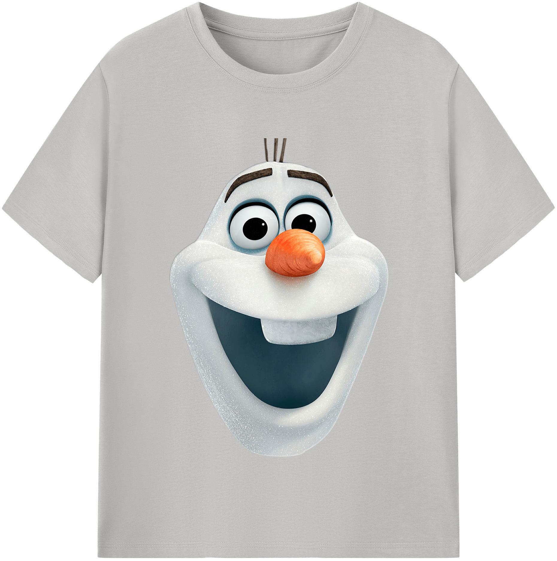 （画像用） アナと雪の女王 アンナ エルサ Frozen Anna Elsa レディースカジュアルプリントTシャツ（綿100％）