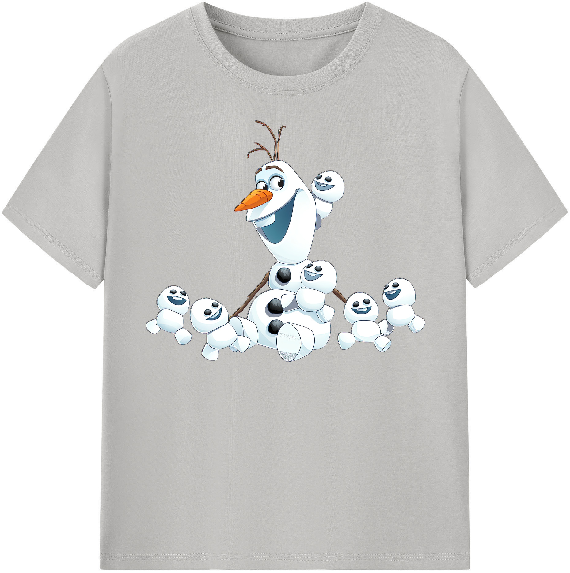 （画像用） アナと雪の女王 アンナ エルサ Frozen Anna Elsa レディースカジュアルプリントTシャツ（綿100％）