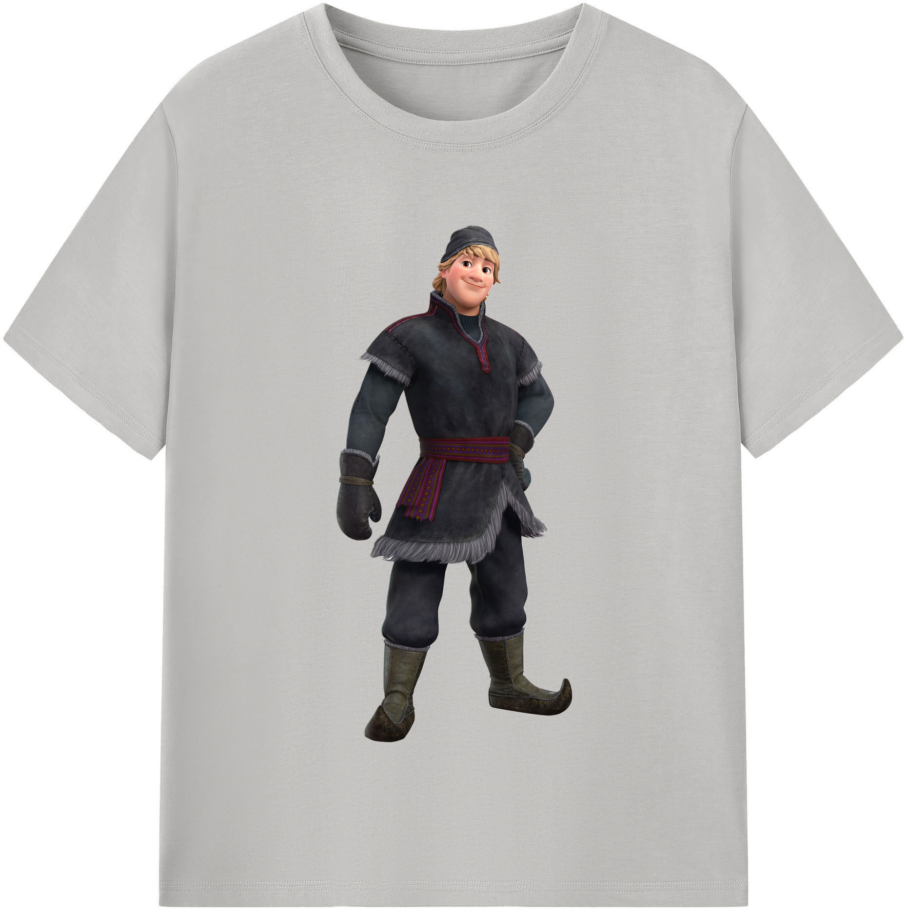 （画像用） アナと雪の女王 アンナ エルサ Frozen Anna Elsa レディースカジュアルプリントTシャツ（綿100％）