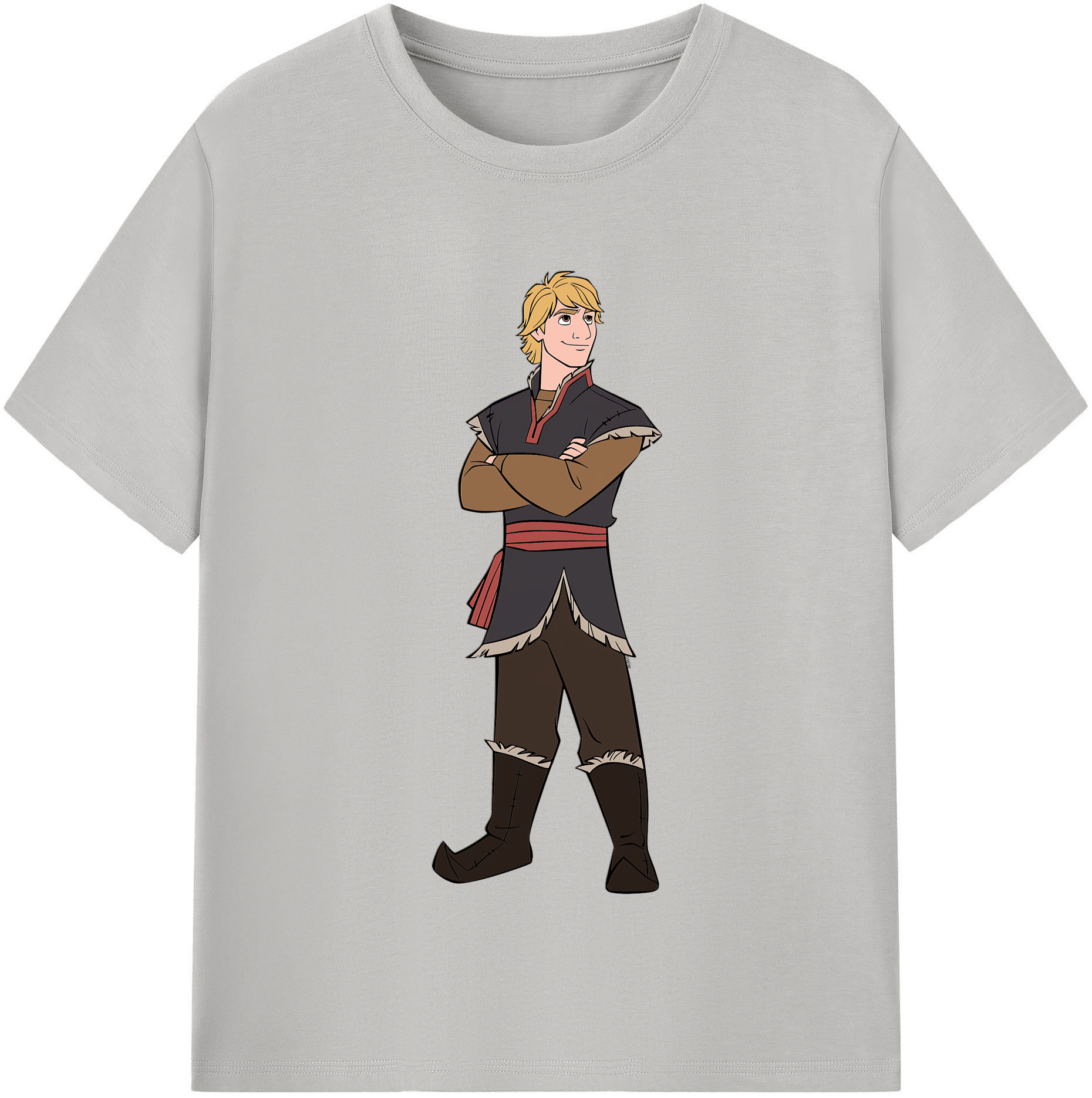 （画像用） アナと雪の女王 アンナ エルサ Frozen Anna Elsa レディースカジュアルプリントTシャツ（綿100％）