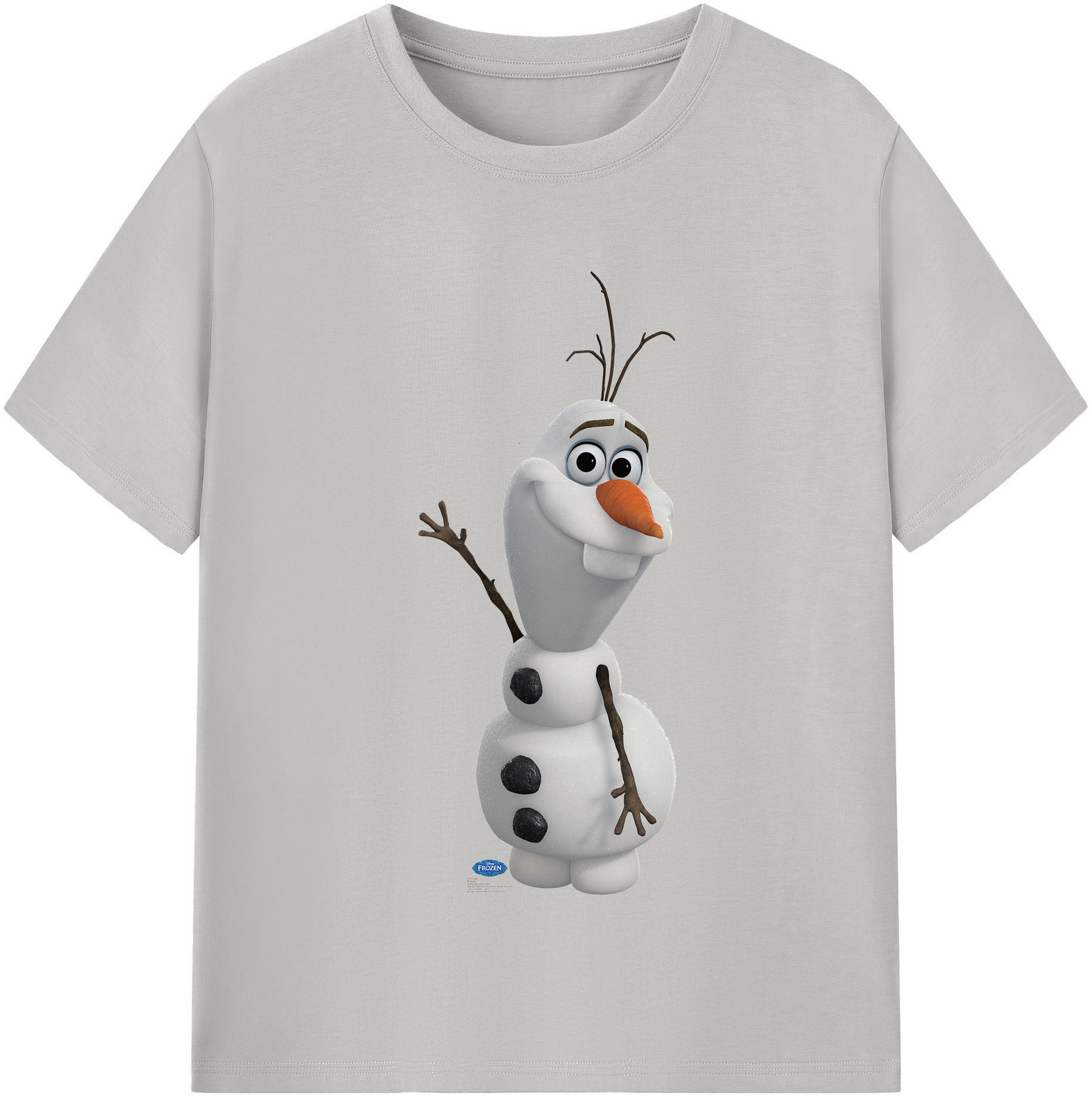 （画像用） アナと雪の女王 アンナ エルサ Frozen Anna Elsa レディースカジュアルプリントTシャツ（綿100％）