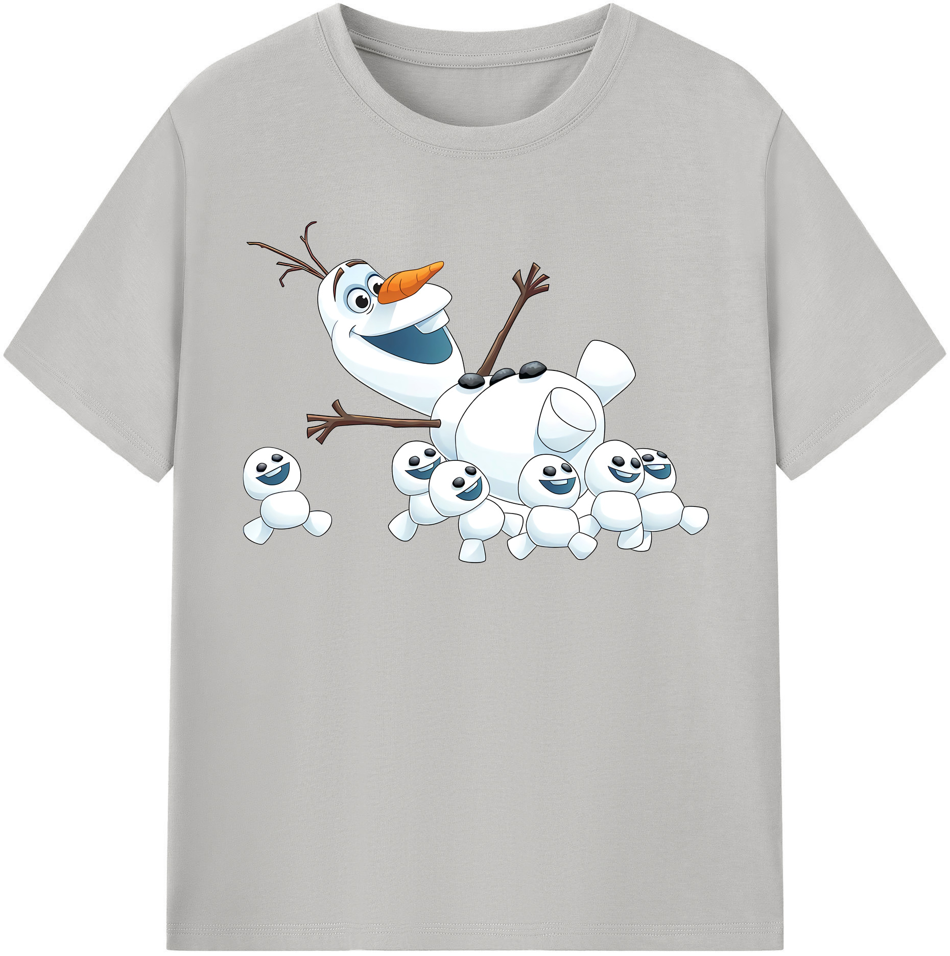 （画像用） アナと雪の女王 アンナ エルサ Frozen Anna Elsa レディースカジュアルプリントTシャツ（綿100％）