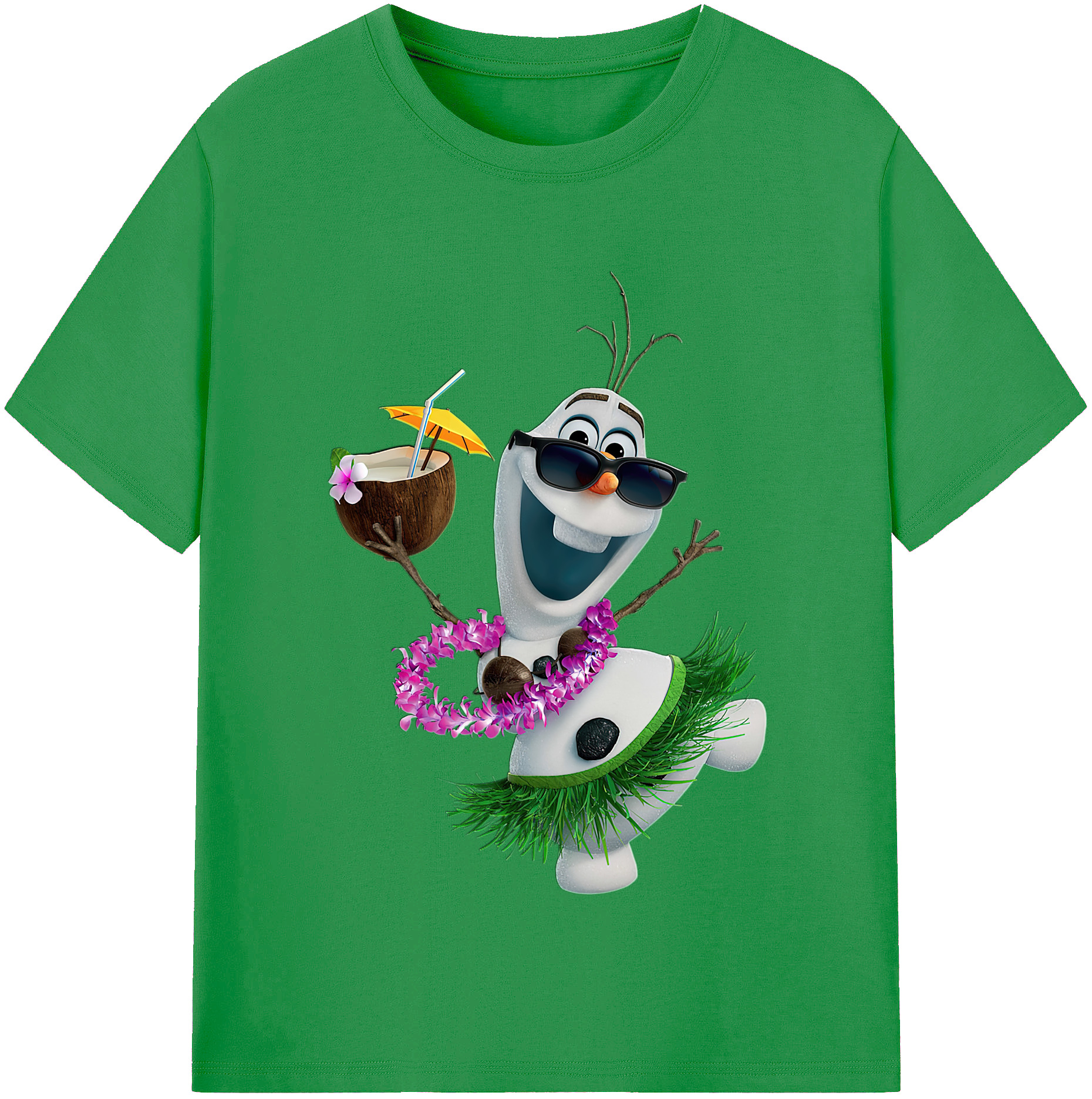 （画像用） アナと雪の女王 アンナ エルサ Frozen Anna Elsa レディースカジュアルプリントTシャツ（綿100％）