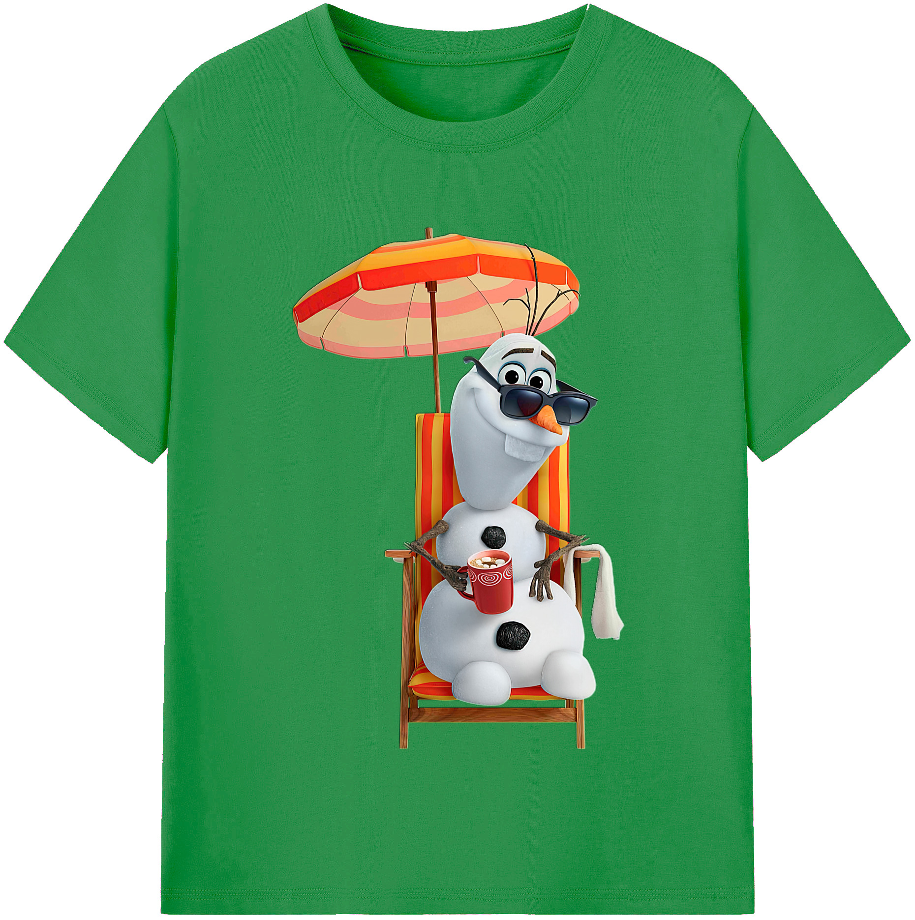 （画像用） アナと雪の女王 アンナ エルサ Frozen Anna Elsa レディースカジュアルプリントTシャツ（綿100％）