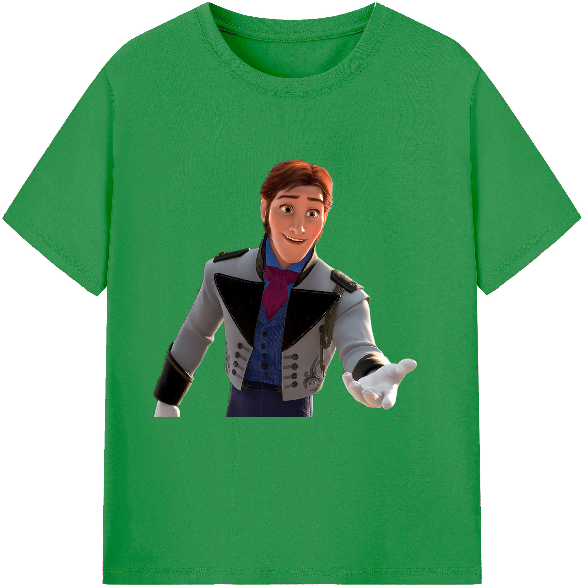 （画像用） アナと雪の女王 アンナ エルサ Frozen Anna Elsa レディースカジュアルプリントTシャツ（綿100％）