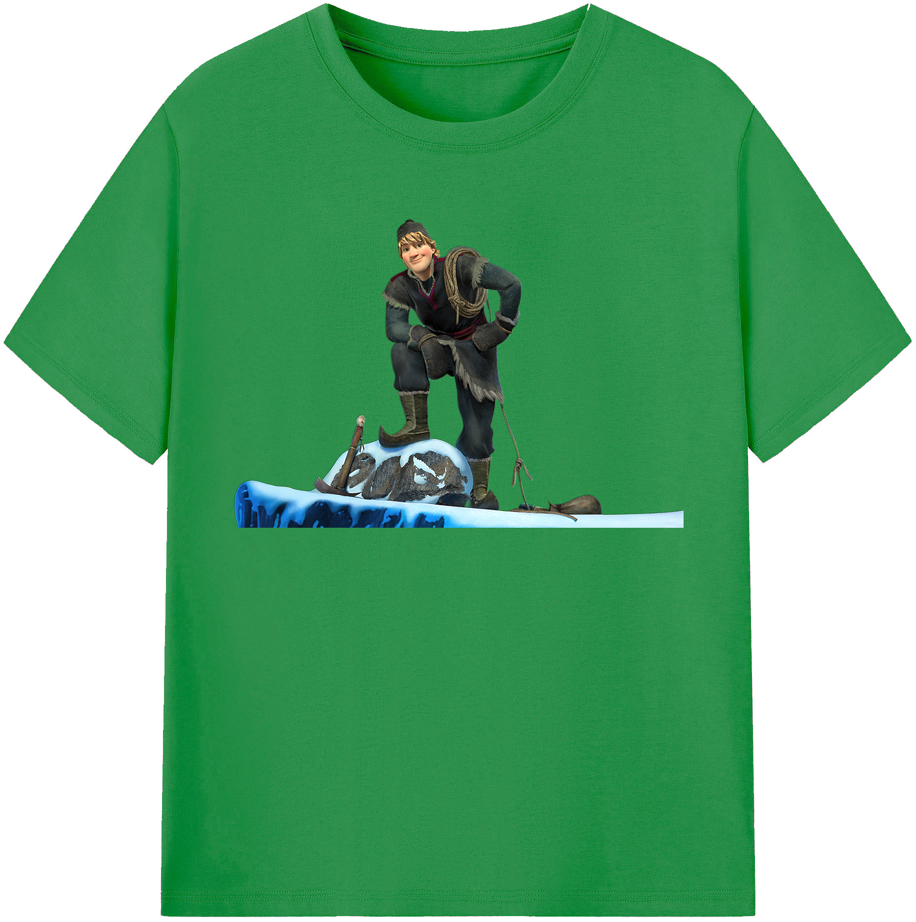 （画像用） アナと雪の女王 アンナ エルサ Frozen Anna Elsa レディースカジュアルプリントTシャツ（綿100％）