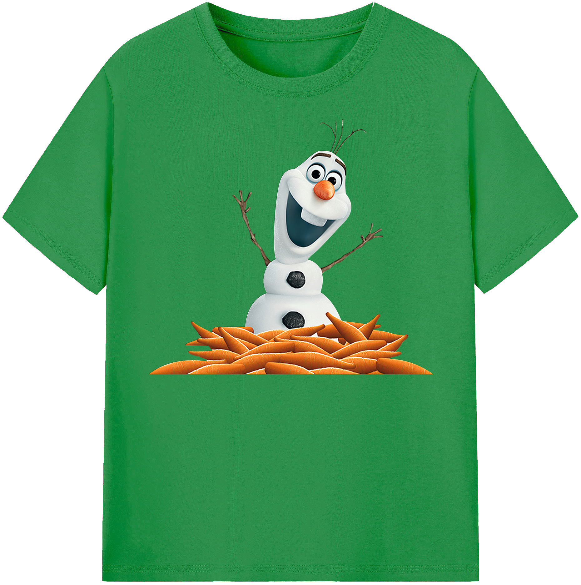 （画像用） アナと雪の女王 アンナ エルサ Frozen Anna Elsa レディースカジュアルプリントTシャツ（綿100％）