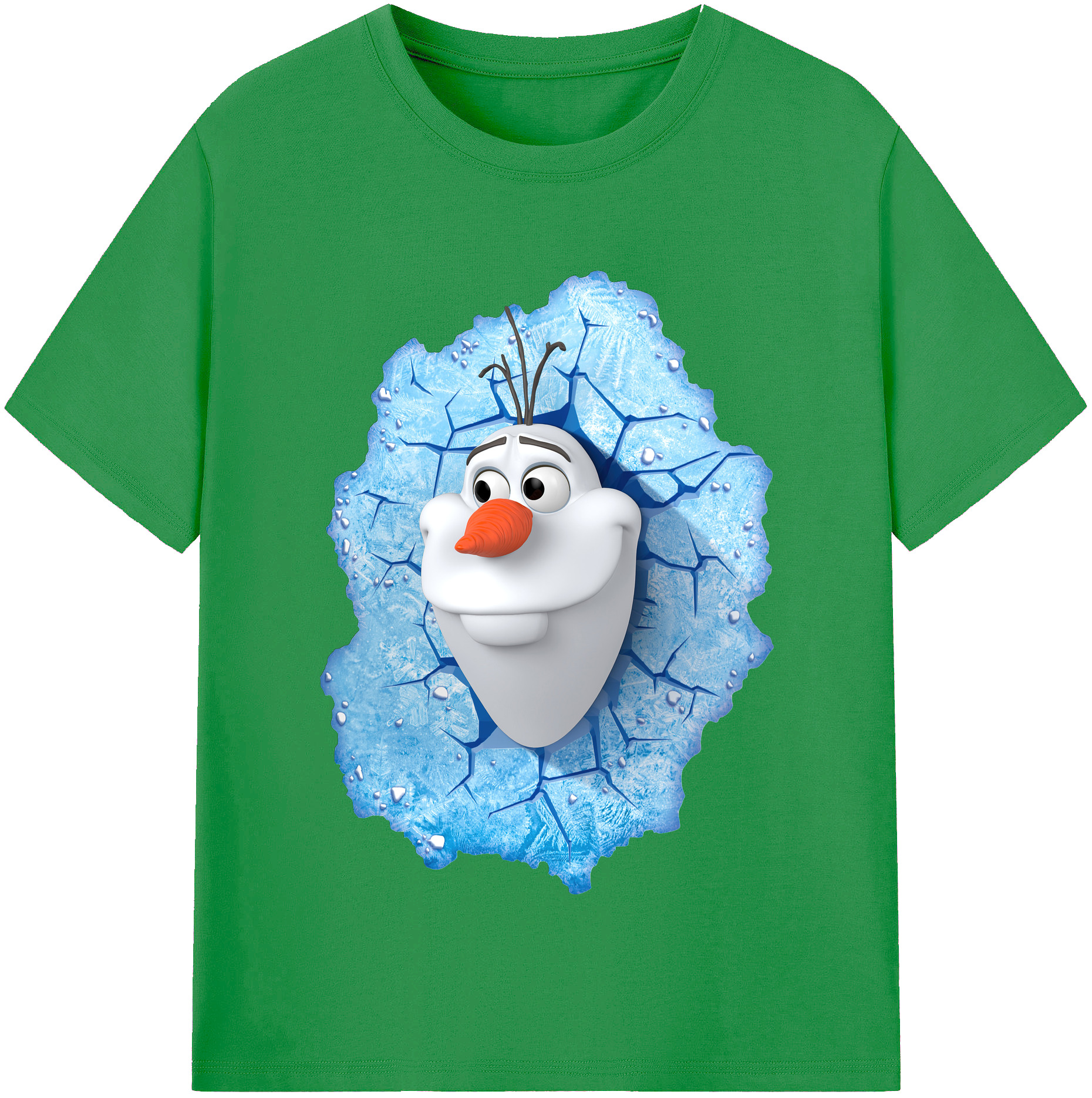 （画像用） アナと雪の女王 アンナ エルサ Frozen Anna Elsa レディースカジュアルプリントTシャツ（綿100％）