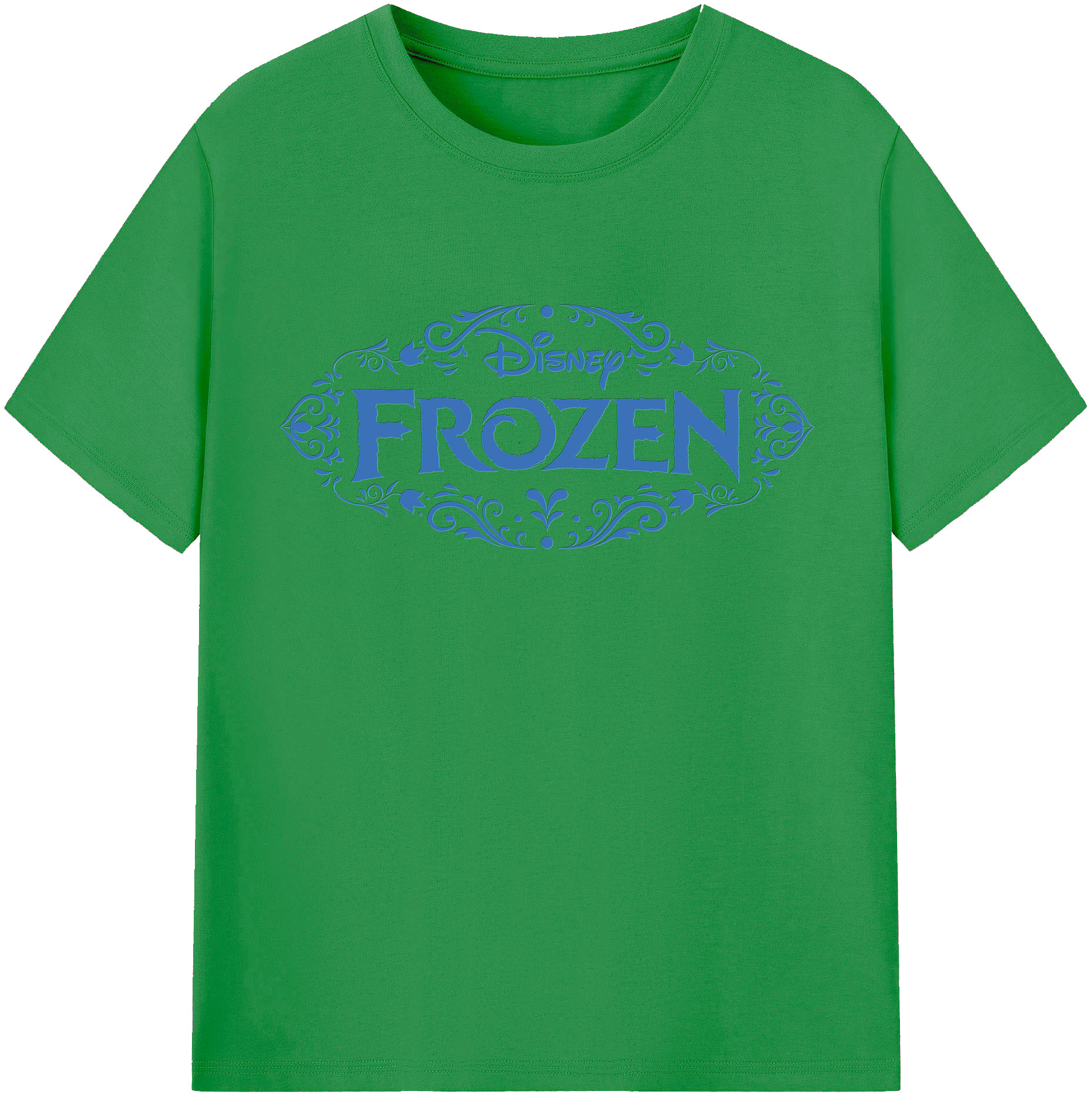 （画像用） アナと雪の女王 アンナ エルサ Frozen Anna Elsa レディースカジュアルプリントTシャツ（綿100％）