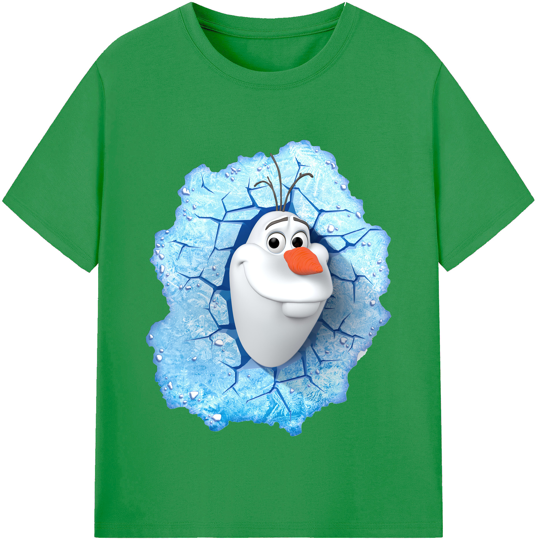 （画像用） アナと雪の女王 アンナ エルサ Frozen Anna Elsa レディースカジュアルプリントTシャツ（綿100％）