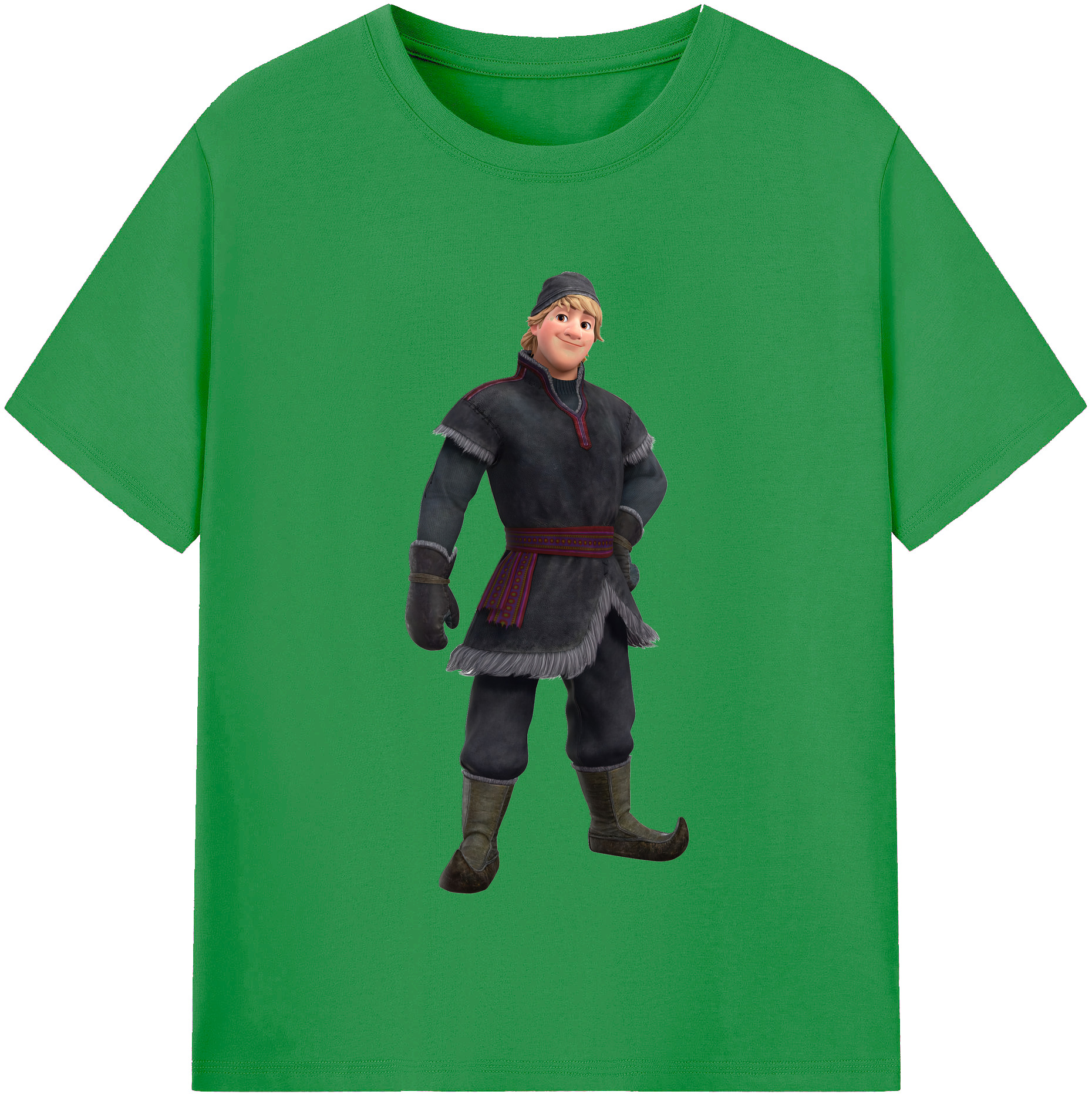 （画像用） アナと雪の女王 アンナ エルサ Frozen Anna Elsa レディースカジュアルプリントTシャツ（綿100％）