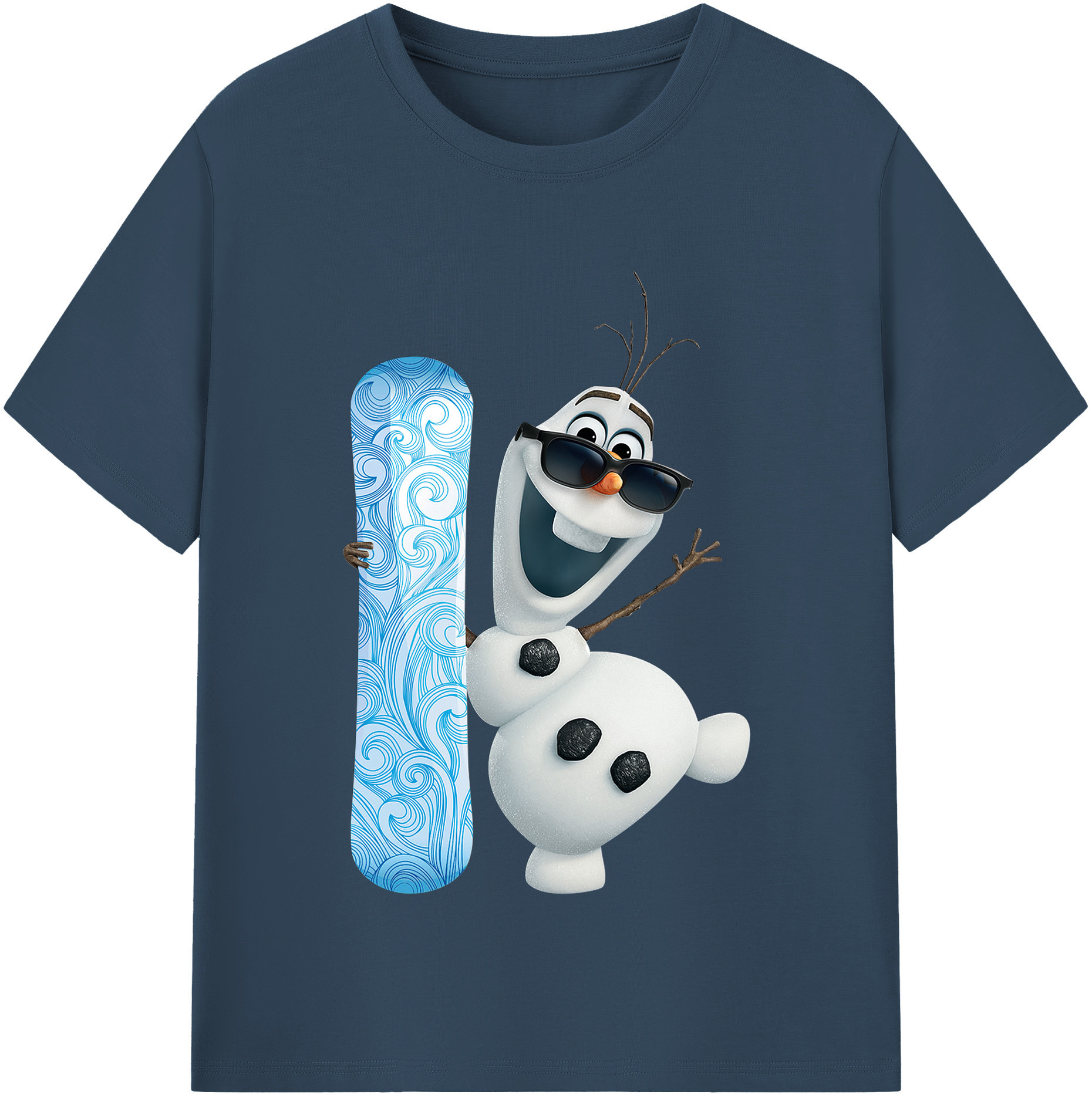 （画像用） アナと雪の女王 アンナ エルサ Frozen Anna Elsa レディースカジュアルプリントTシャツ（綿100％）