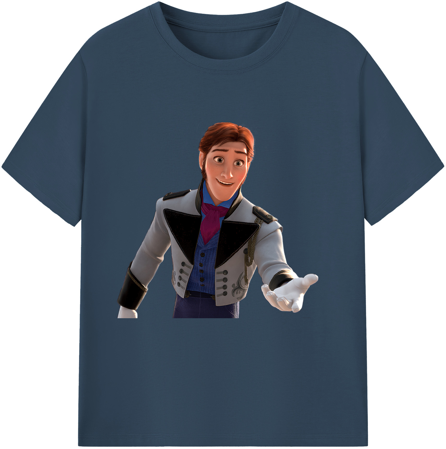 （画像用） アナと雪の女王 アンナ エルサ Frozen Anna Elsa レディースカジュアルプリントTシャツ（綿100％）