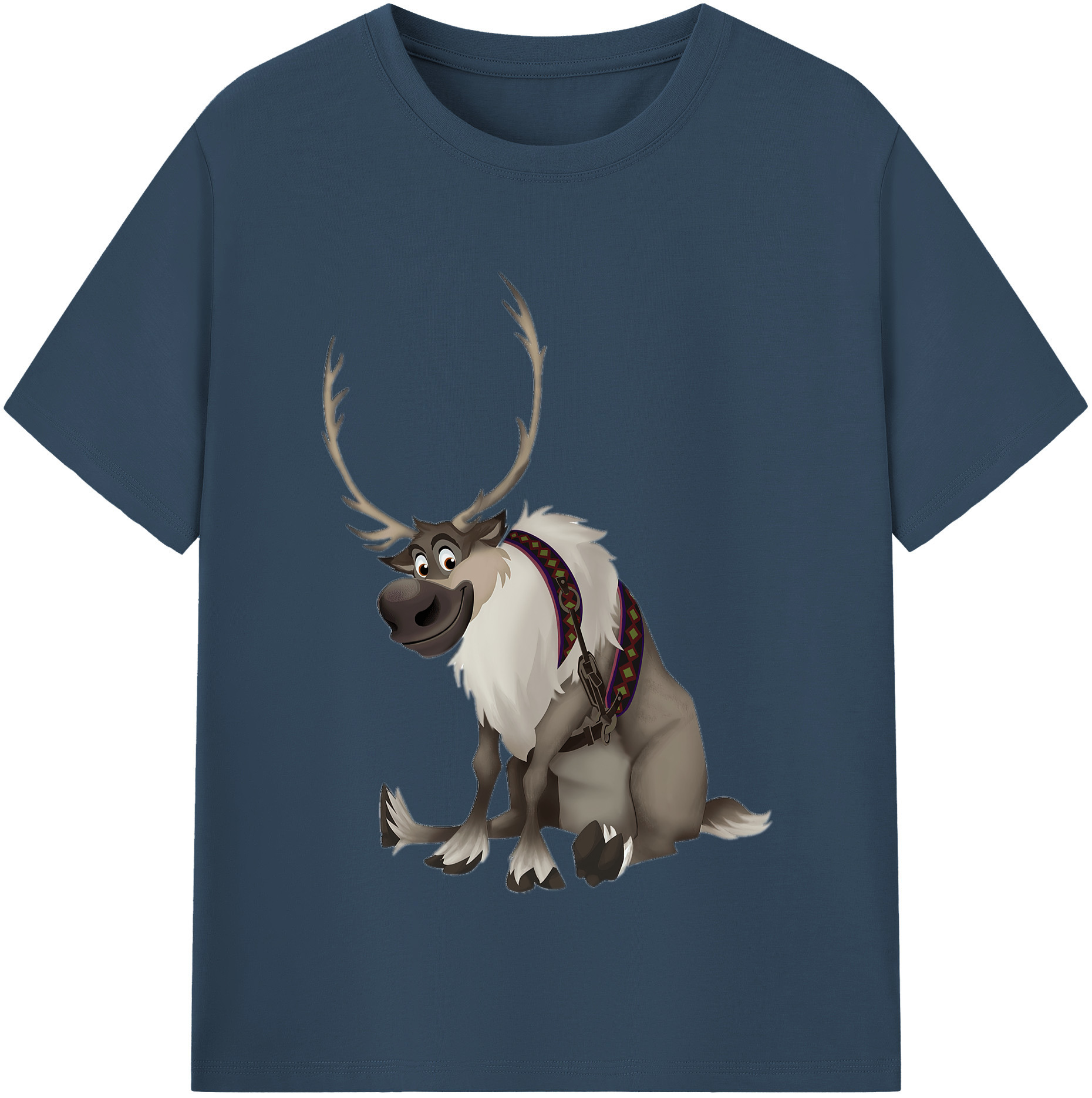 （画像用） アナと雪の女王 アンナ エルサ Frozen Anna Elsa レディースカジュアルプリントTシャツ（綿100％）