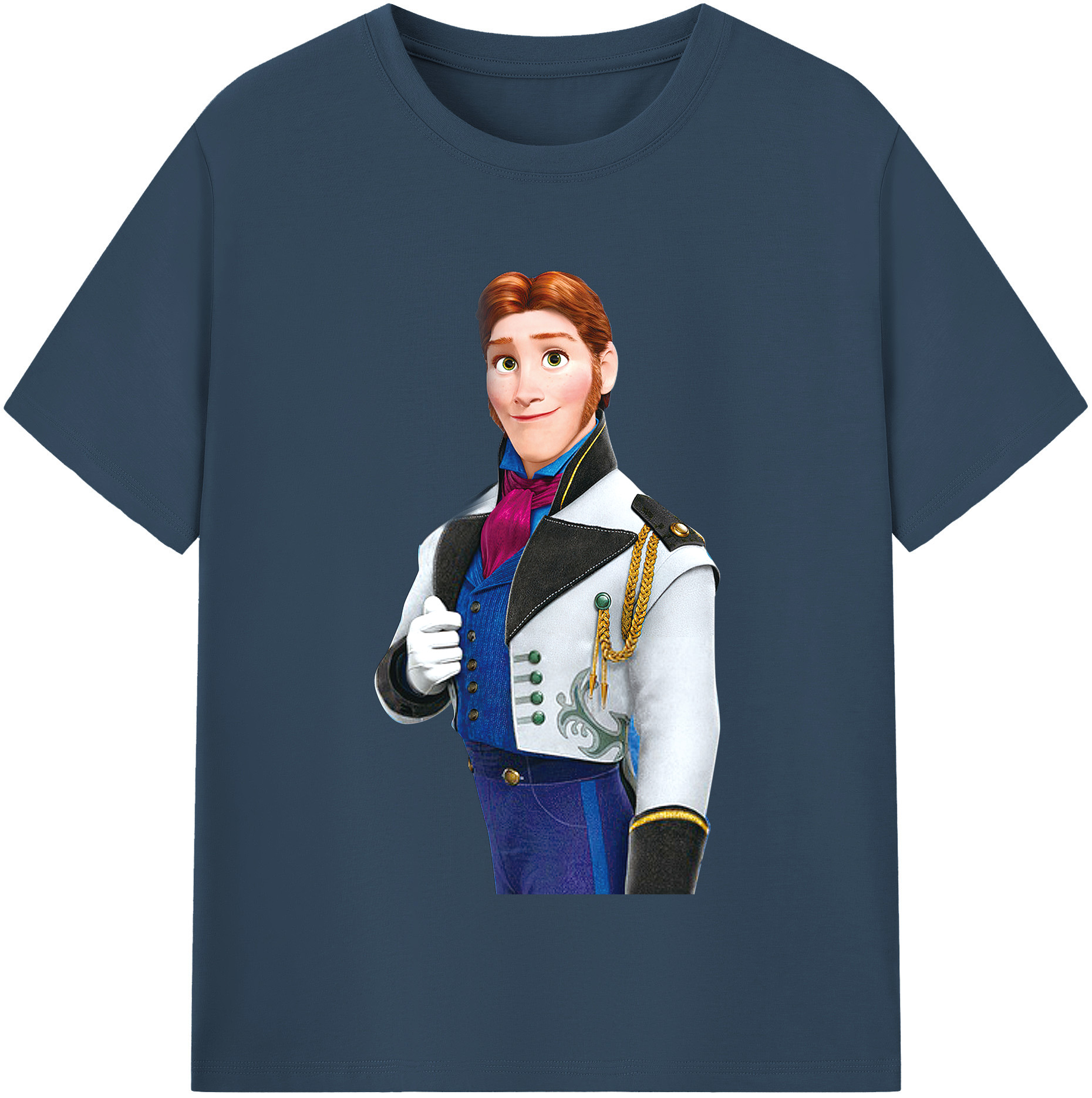 （画像用） アナと雪の女王 アンナ エルサ Frozen Anna Elsa レディースカジュアルプリントTシャツ（綿100％）