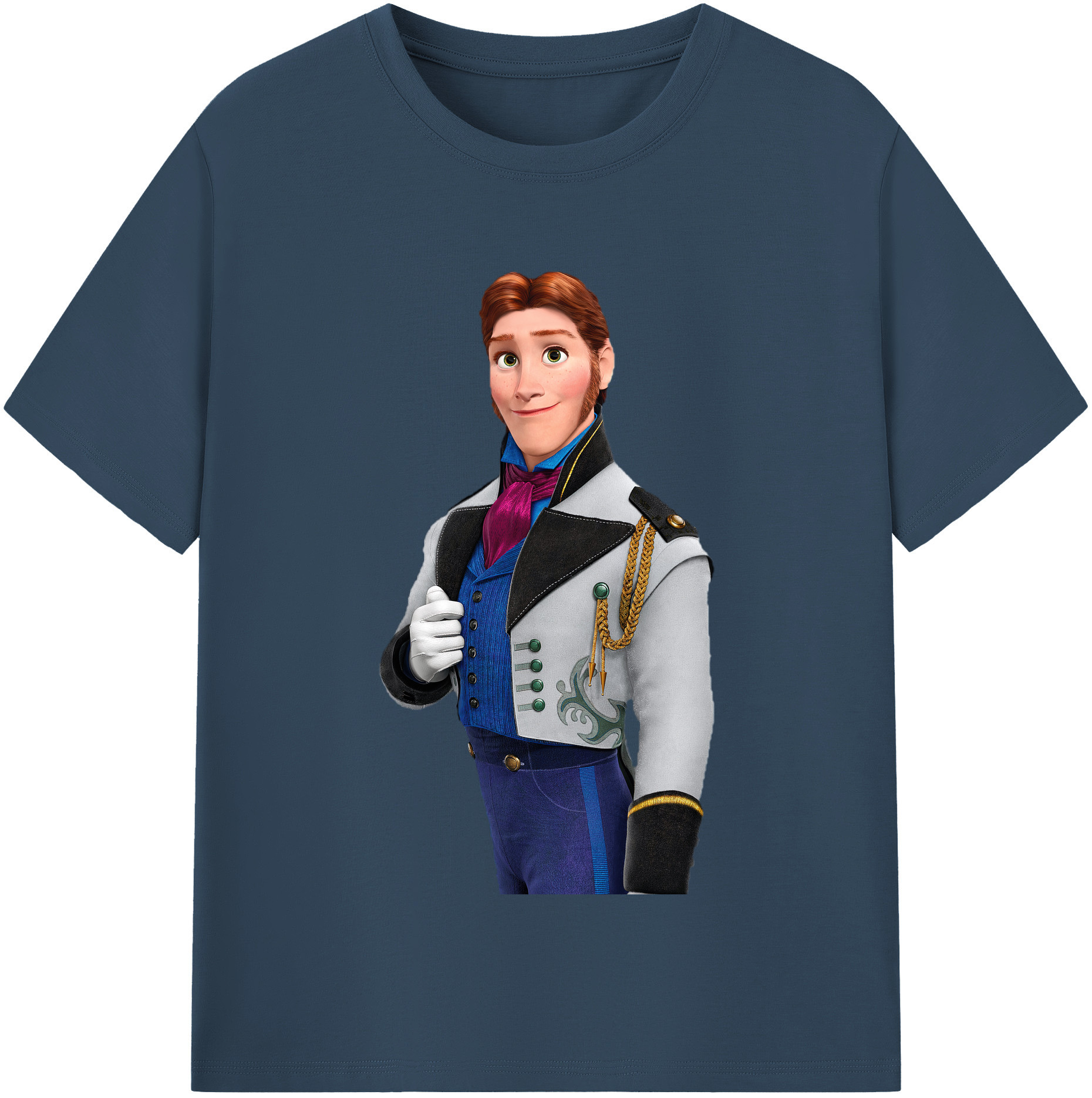 （画像用） アナと雪の女王 アンナ エルサ Frozen Anna Elsa レディースカジュアルプリントTシャツ（綿100％）