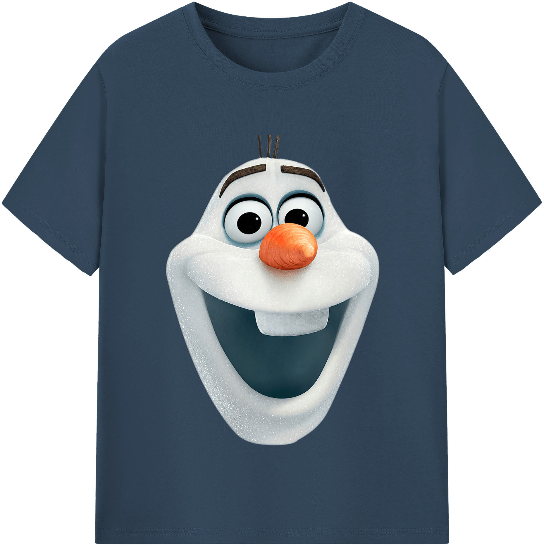 （画像用） アナと雪の女王 アンナ エルサ Frozen Anna Elsa レディースカジュアルプリントTシャツ（綿100％）