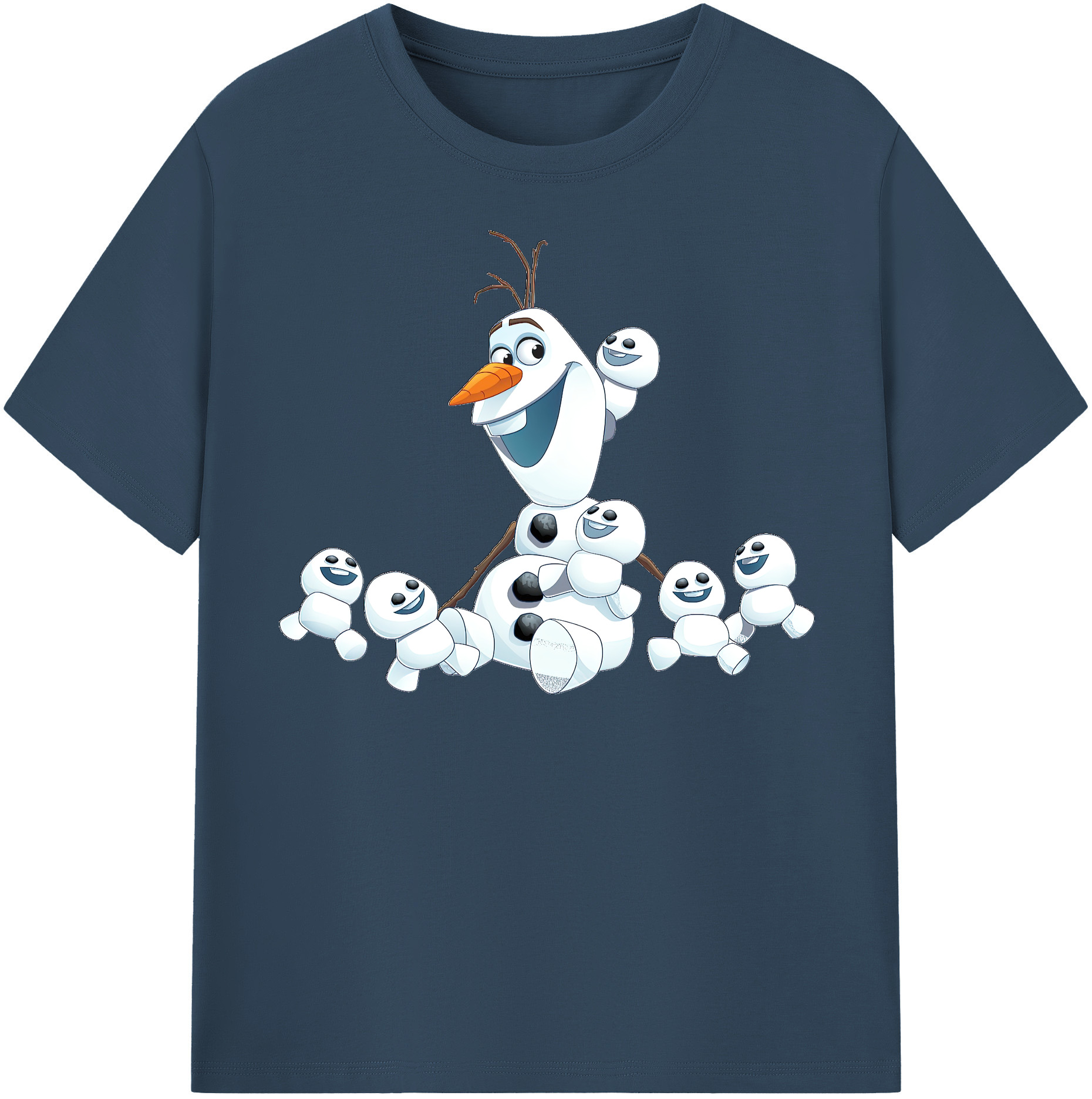 （画像用） アナと雪の女王 アンナ エルサ Frozen Anna Elsa レディースカジュアルプリントTシャツ（綿100％）