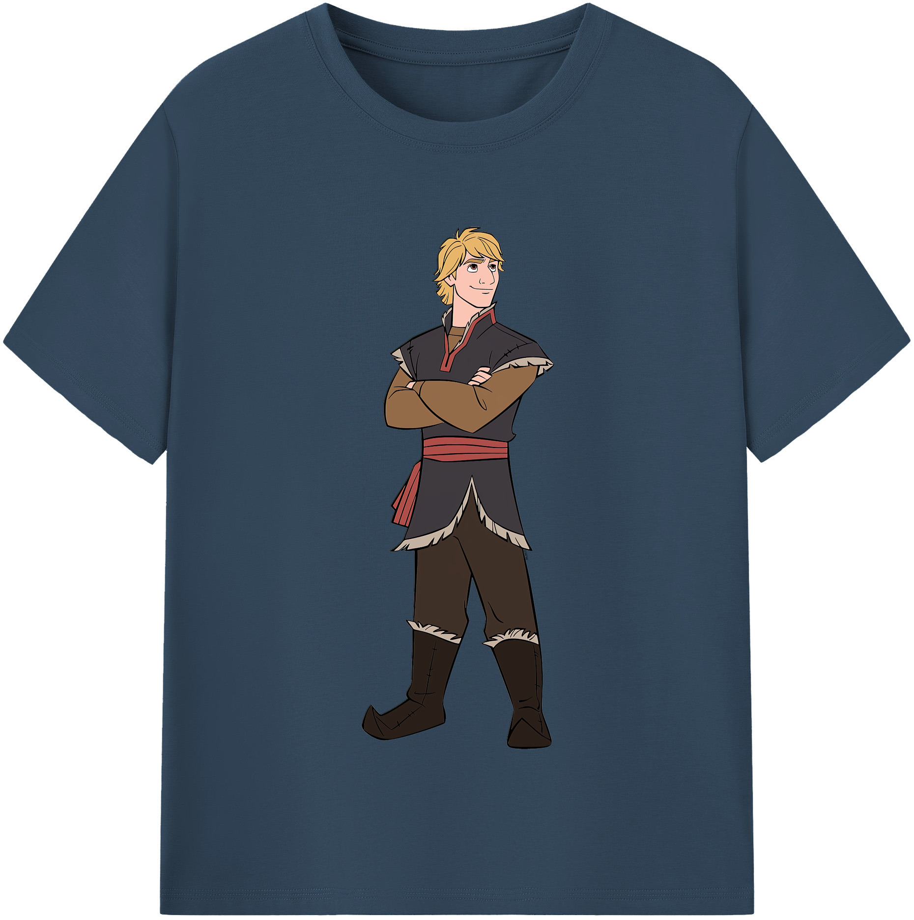 （画像用） アナと雪の女王 アンナ エルサ Frozen Anna Elsa レディースカジュアルプリントTシャツ（綿100％）