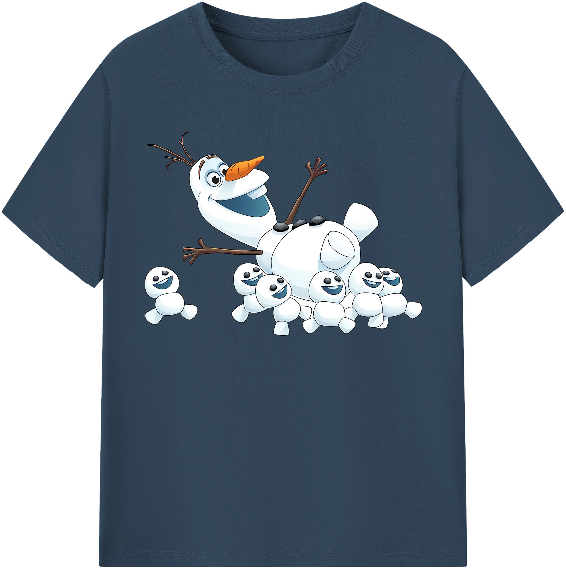 （画像用） アナと雪の女王 アンナ エルサ Frozen Anna Elsa レディースカジュアルプリントTシャツ（綿100％）