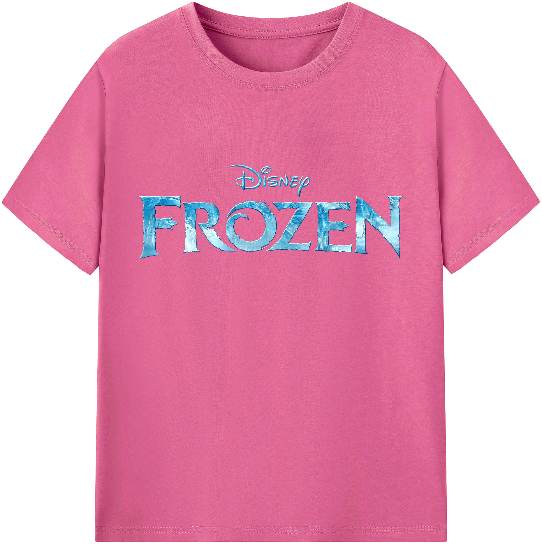 （画像用） アナと雪の女王 アンナ エルサ Frozen Anna Elsa レディースカジュアルプリントTシャツ（綿100％）