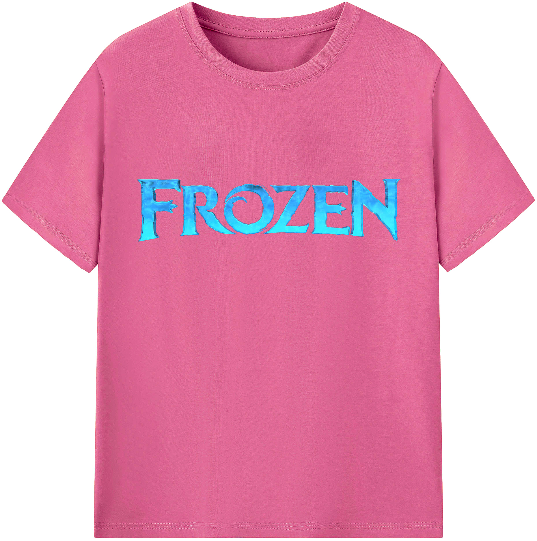 （画像用） アナと雪の女王 アンナ エルサ Frozen Anna Elsa レディースカジュアルプリントTシャツ（綿100％）