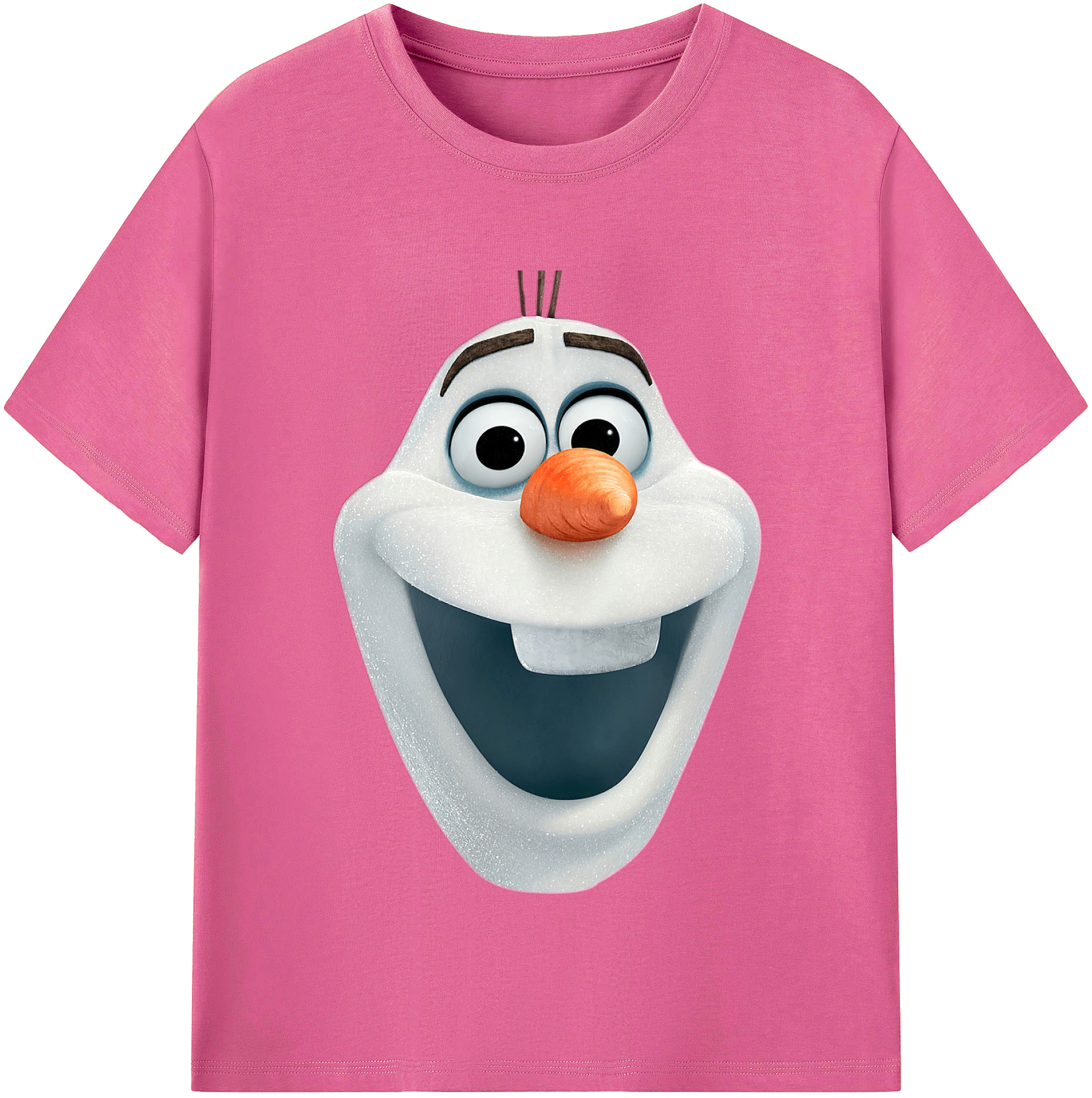 （画像用） アナと雪の女王 アンナ エルサ Frozen Anna Elsa レディースカジュアルプリントTシャツ（綿100％）