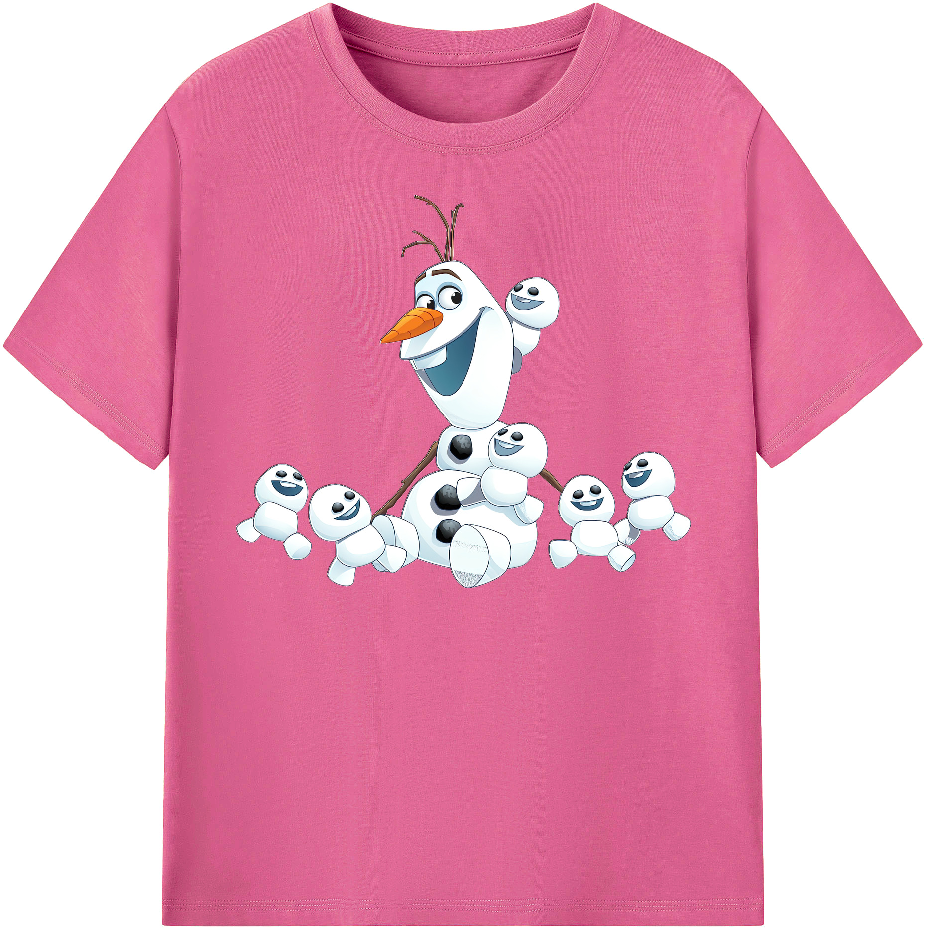 （画像用） アナと雪の女王 アンナ エルサ Frozen Anna Elsa レディースカジュアルプリントTシャツ（綿100％）