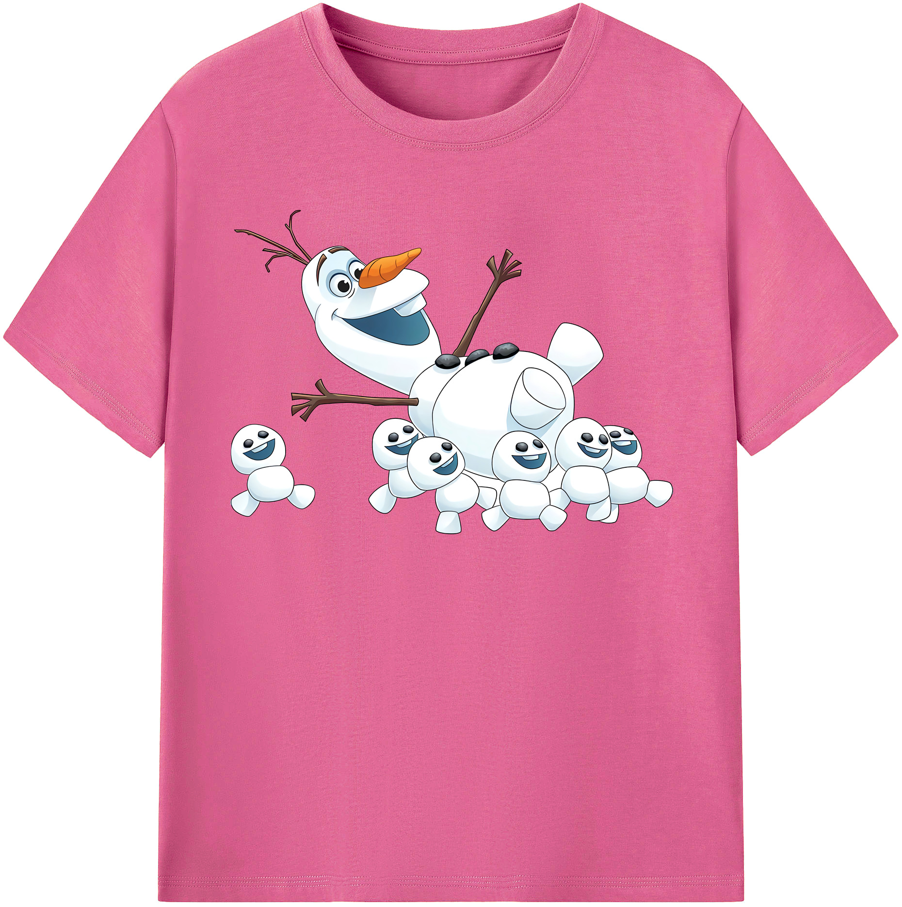 （画像用） アナと雪の女王 アンナ エルサ Frozen Anna Elsa レディースカジュアルプリントTシャツ（綿100％）