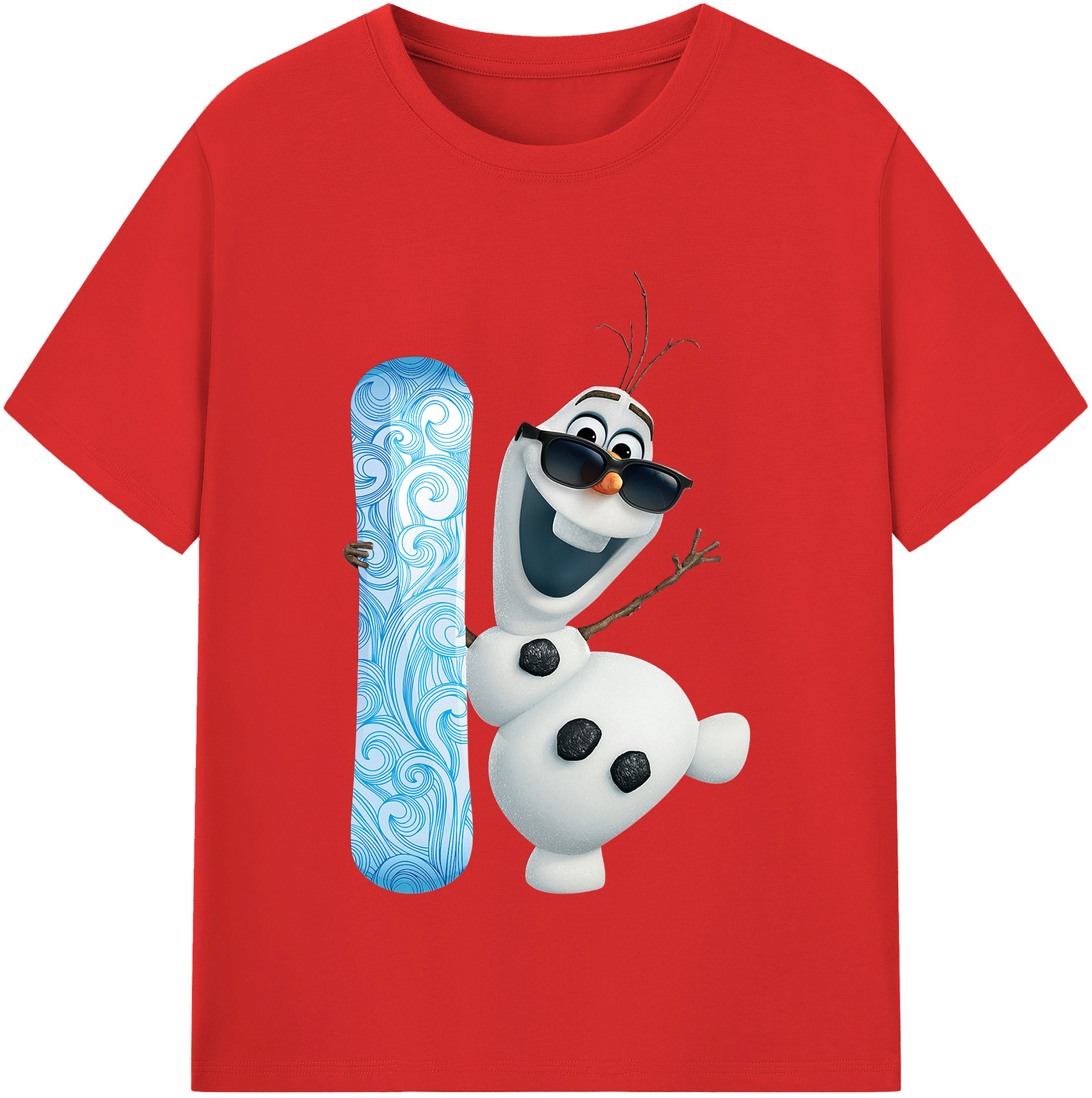 （画像用） アナと雪の女王 アンナ エルサ Frozen Anna Elsa レディースカジュアルプリントTシャツ（綿100％）