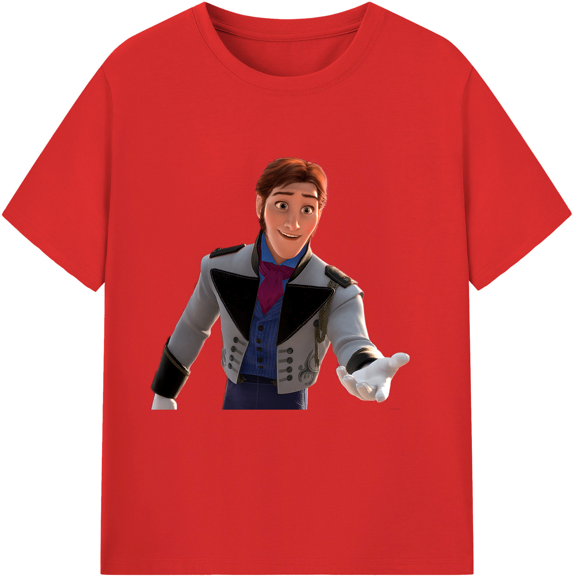 （画像用） アナと雪の女王 アンナ エルサ Frozen Anna Elsa レディースカジュアルプリントTシャツ（綿100％）