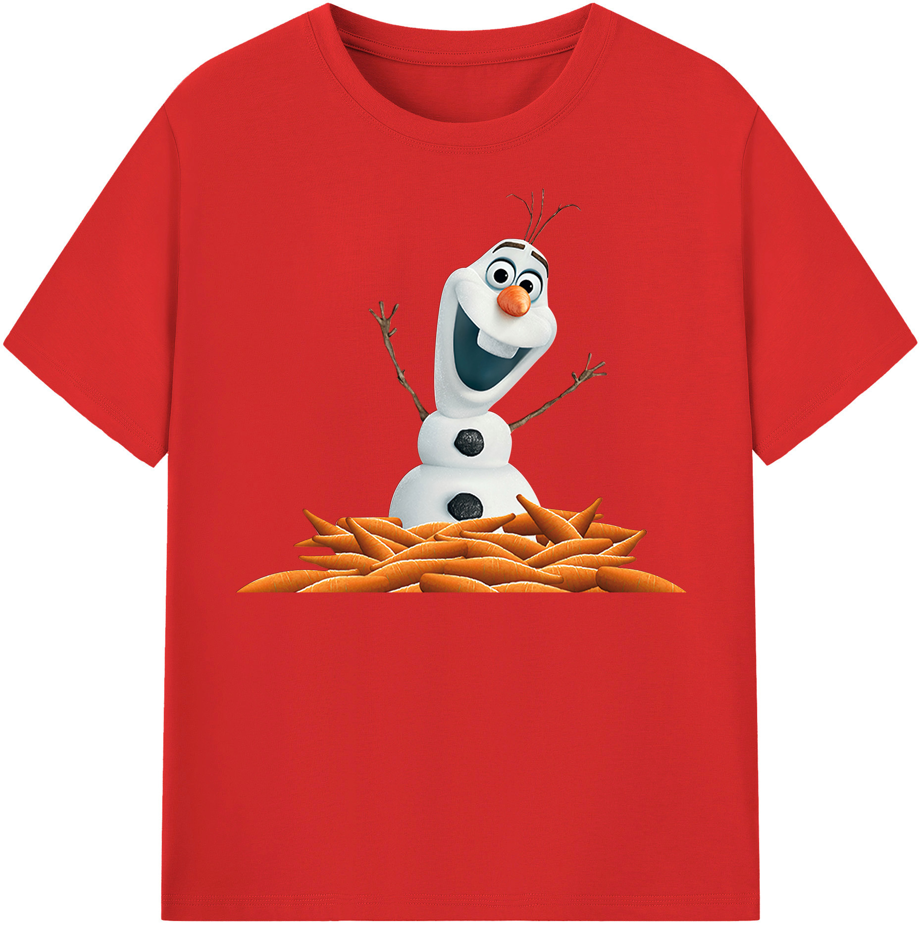 （画像用） アナと雪の女王 アンナ エルサ Frozen Anna Elsa レディースカジュアルプリントTシャツ（綿100％）