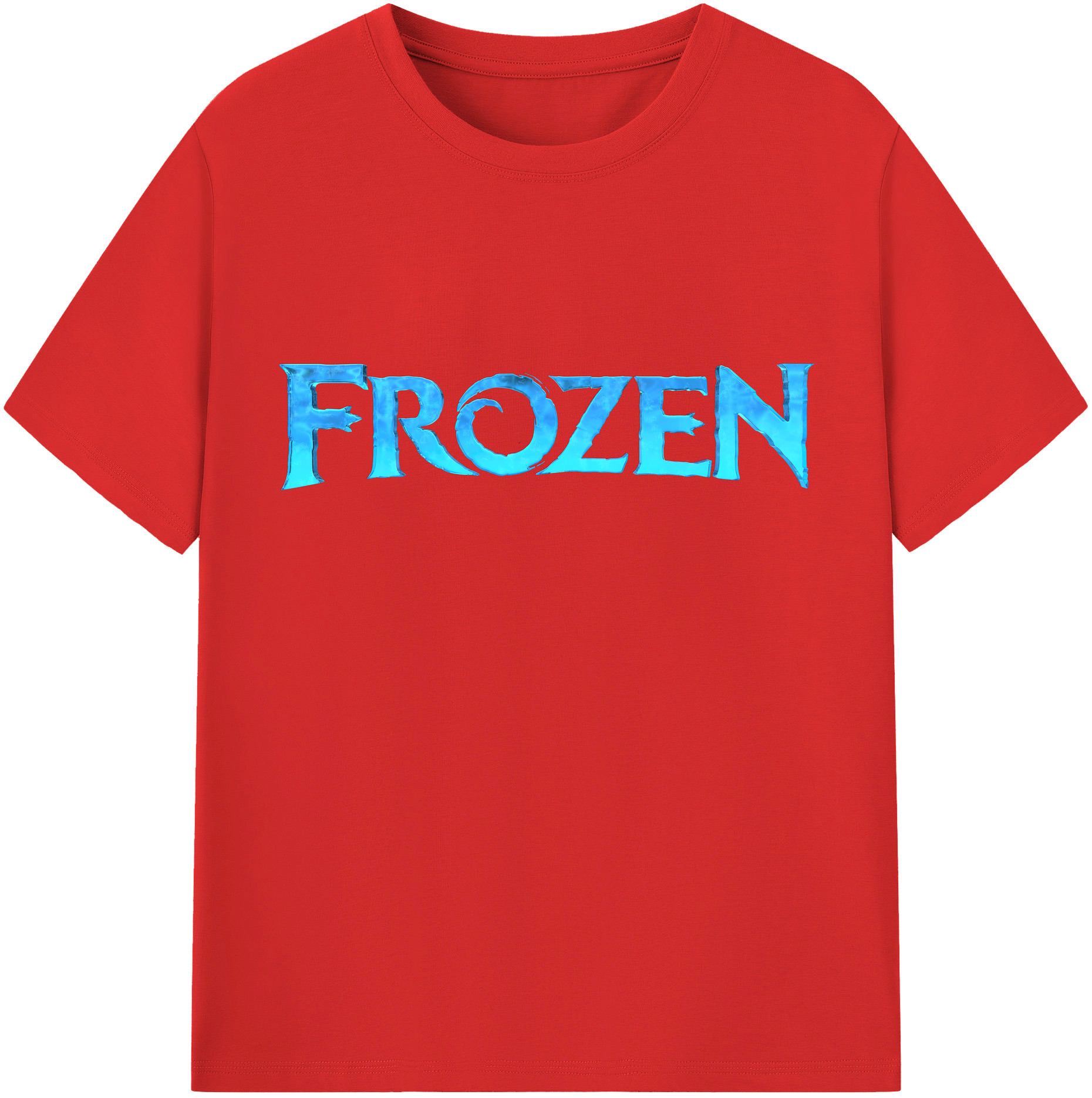 （画像用） アナと雪の女王 アンナ エルサ Frozen Anna Elsa レディースカジュアルプリントTシャツ（綿100％）