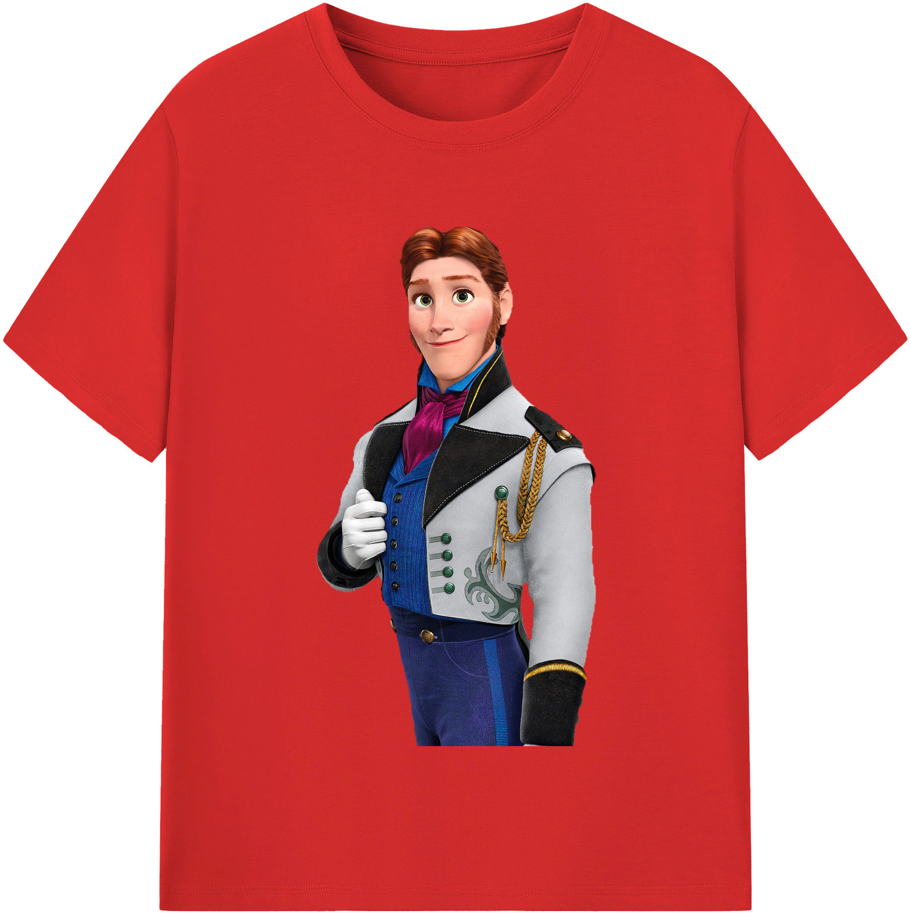 （画像用） アナと雪の女王 アンナ エルサ Frozen Anna Elsa レディースカジュアルプリントTシャツ（綿100％）