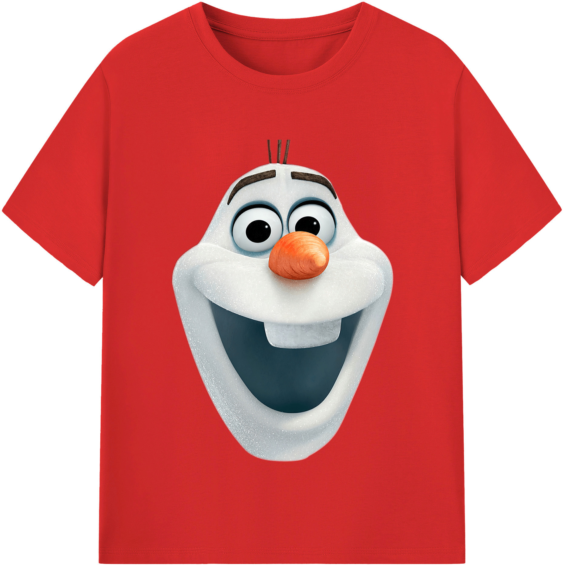 （画像用） アナと雪の女王 アンナ エルサ Frozen Anna Elsa レディースカジュアルプリントTシャツ（綿100％）