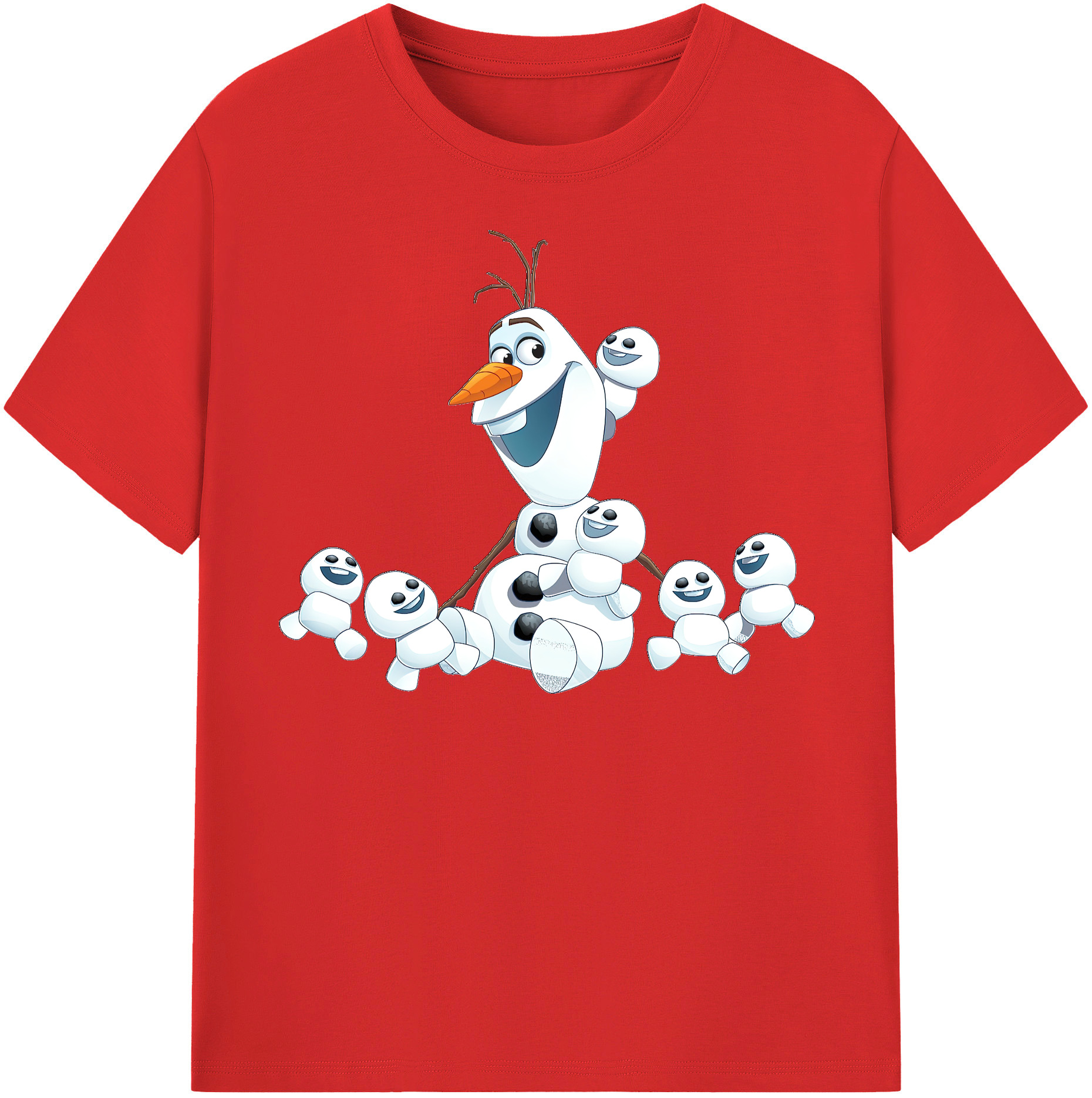 （画像用） アナと雪の女王 アンナ エルサ Frozen Anna Elsa レディースカジュアルプリントTシャツ（綿100％）